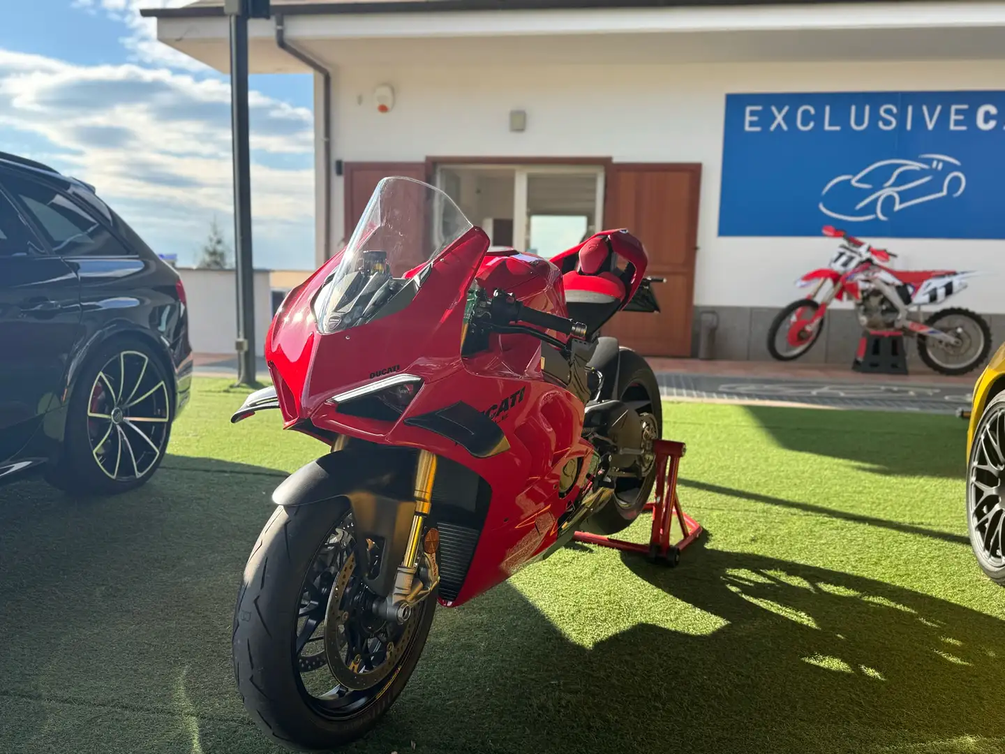 Ducati Panigale V4 S FULL AKRAPOVIC / ALI-PARAFANGO CARBONIO / GARANZIA Rood - 1