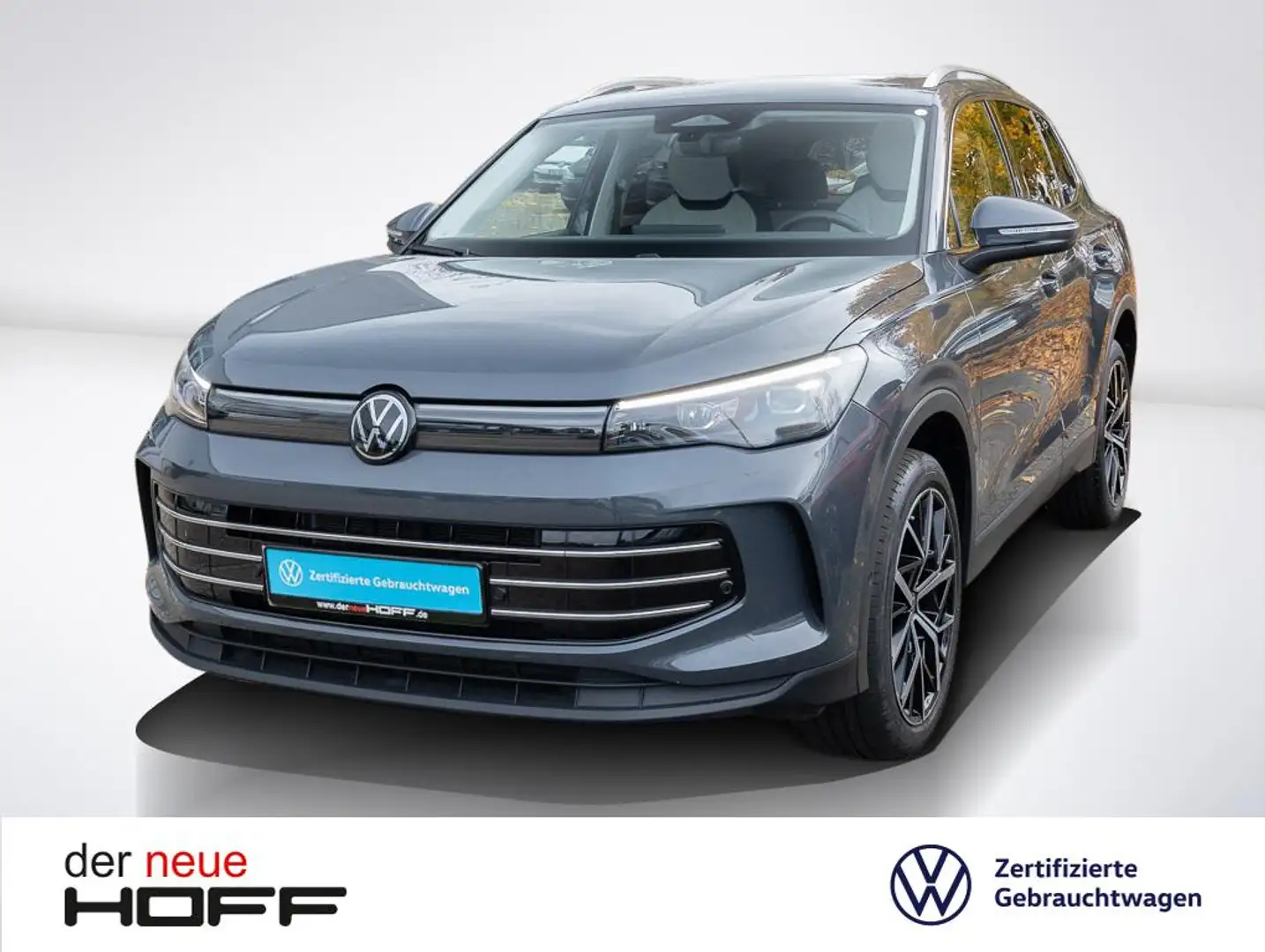 Volkswagen Tiguan 2.0 TDI DSG 4Motion Elegance Navi AHK Pano Kamera Grijs - 1