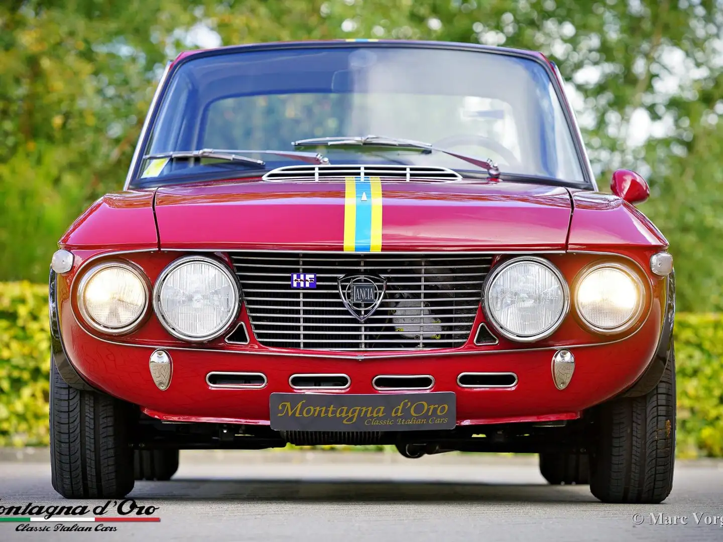 Lancia Fulvia 1600 HF Fanalone Rouge - 1