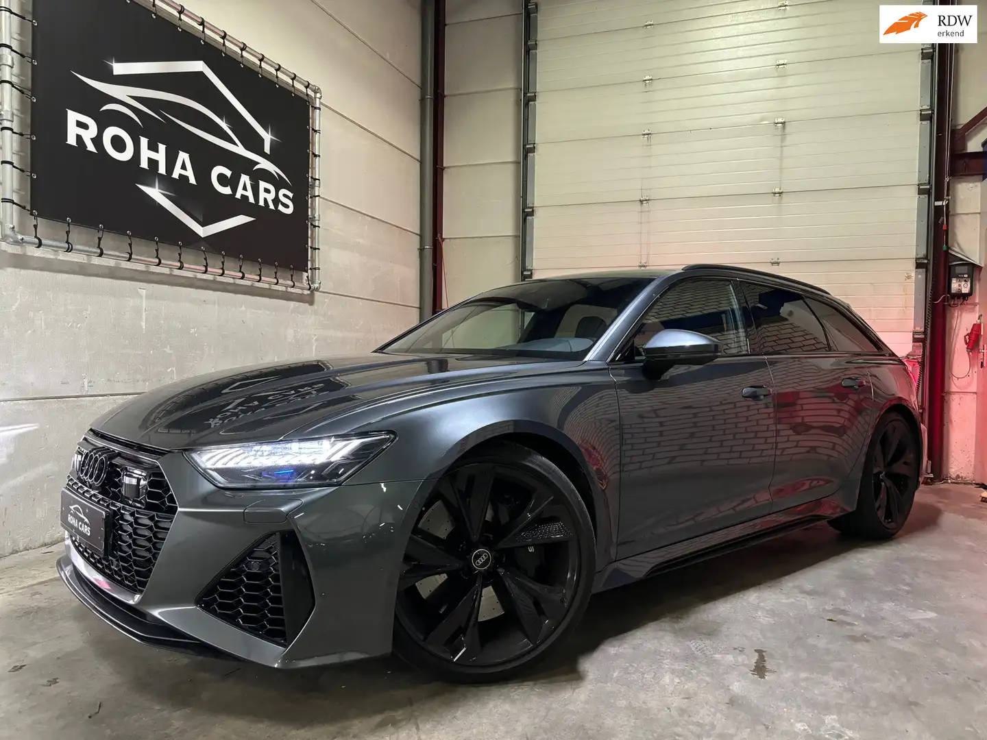 Audi RS6 quattro PANO, 4WS, Carbon (Fabrieks garantie tot 2 Gris - 1