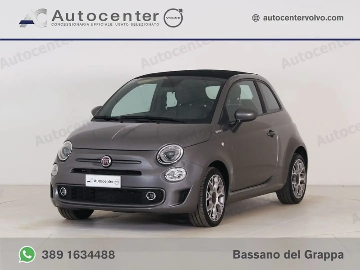 Fiat 500C 1.0 Hybrid Sport Grigio - 1