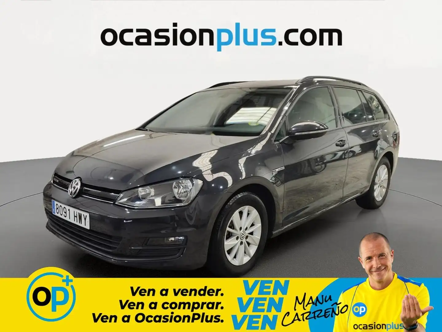 Volkswagen Golf Variant 1.6TDI CR BM Business&Navi 110 Gris - 1