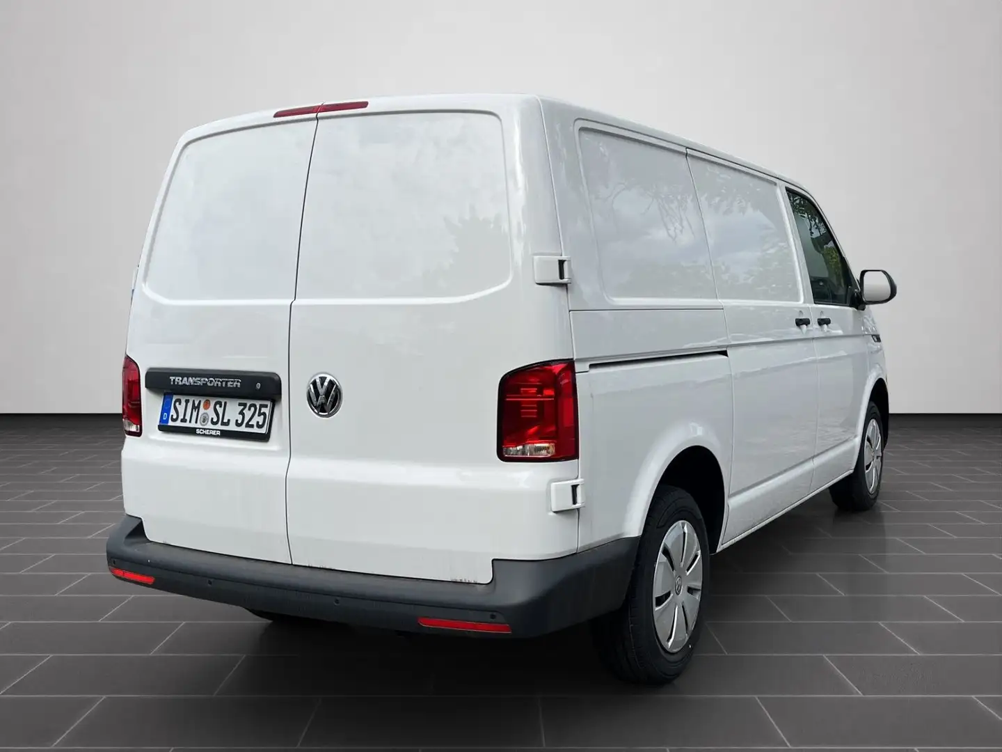 Volkswagen T6.1 Transporter T6.1 Kasten 2.0 TDI Flügelt+Klima+PDCh+DAB Weiß - 2