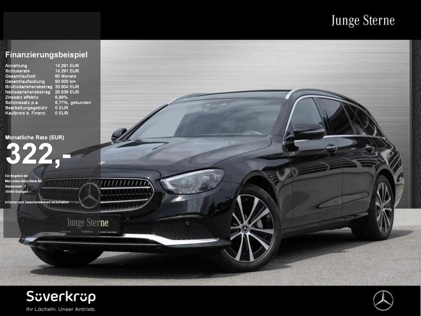 Mercedes-Benz E 300 T de , BURM AVANTGARDE DISTR SPUR PANO Nero - 1