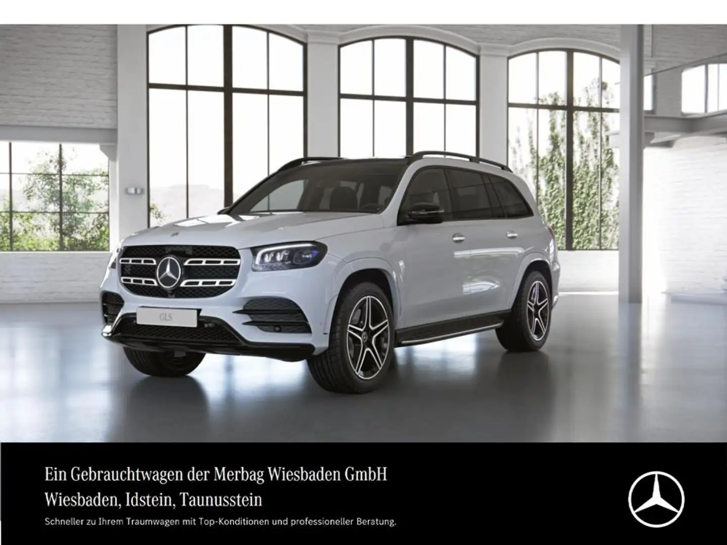 Mercedes-Benz GLS 400 d 4M AMG-LINE PANO AHK NIGHT MULTIBEAM Alb - 1