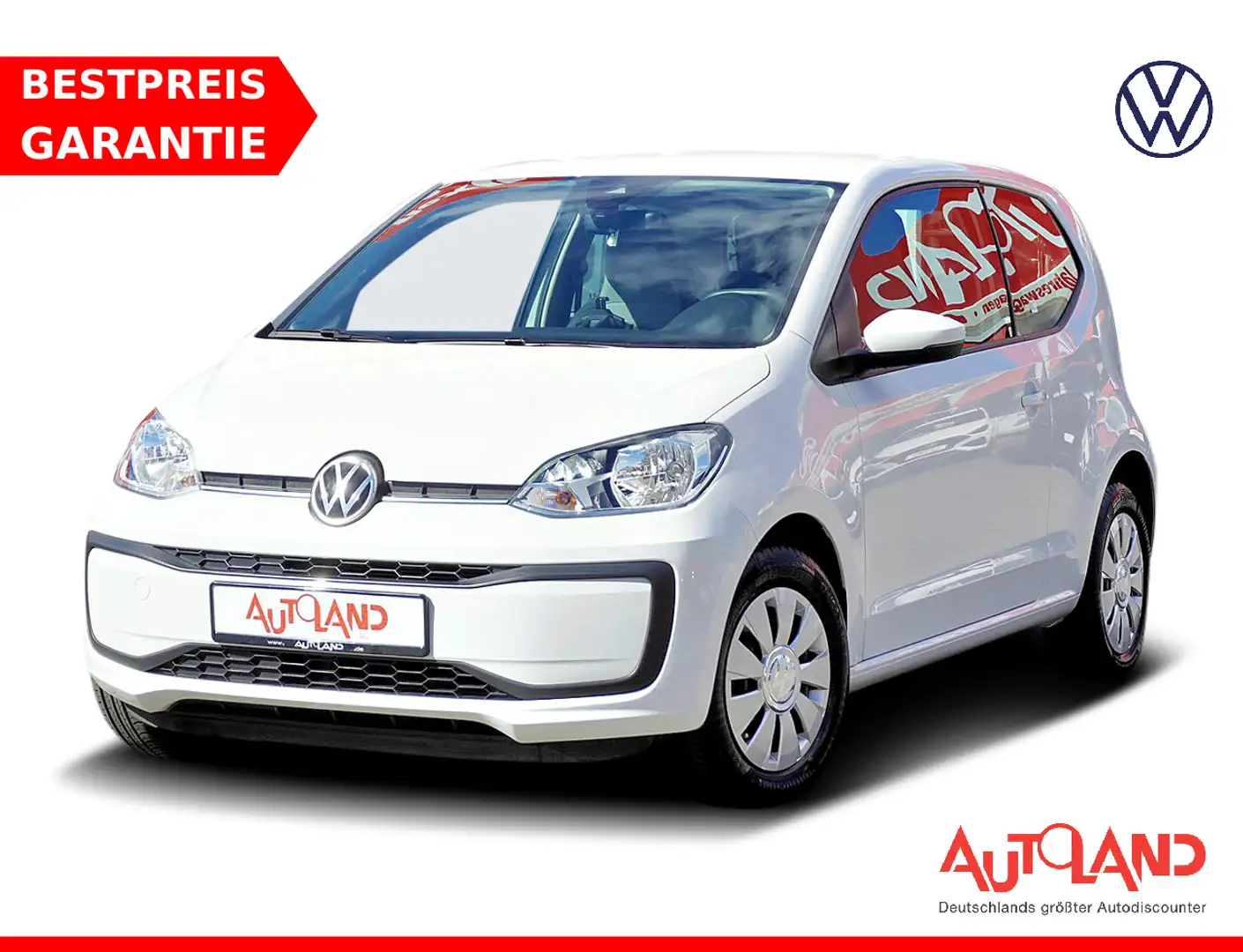 Volkswagen up! 1.0 Klima DAB Spurhalte Freisprechanlage USB Weiß - 1