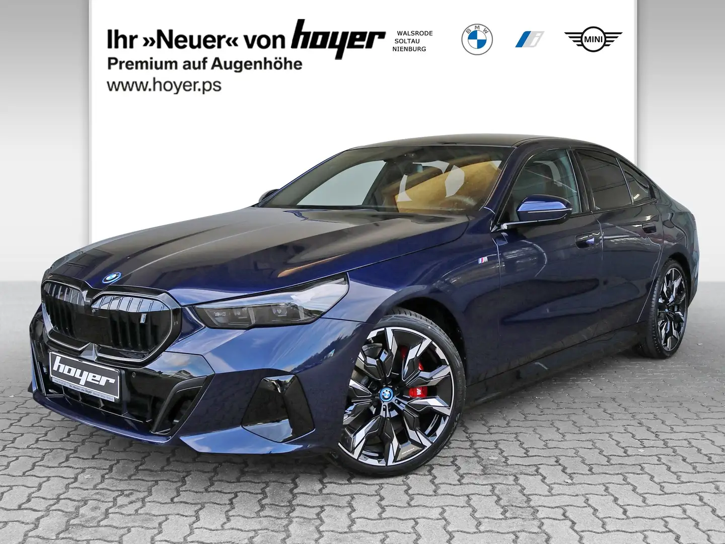 BMW i5 eDrive40 M Sportpaket AHK Pano Bowers & Wilkins Bleu - 2
