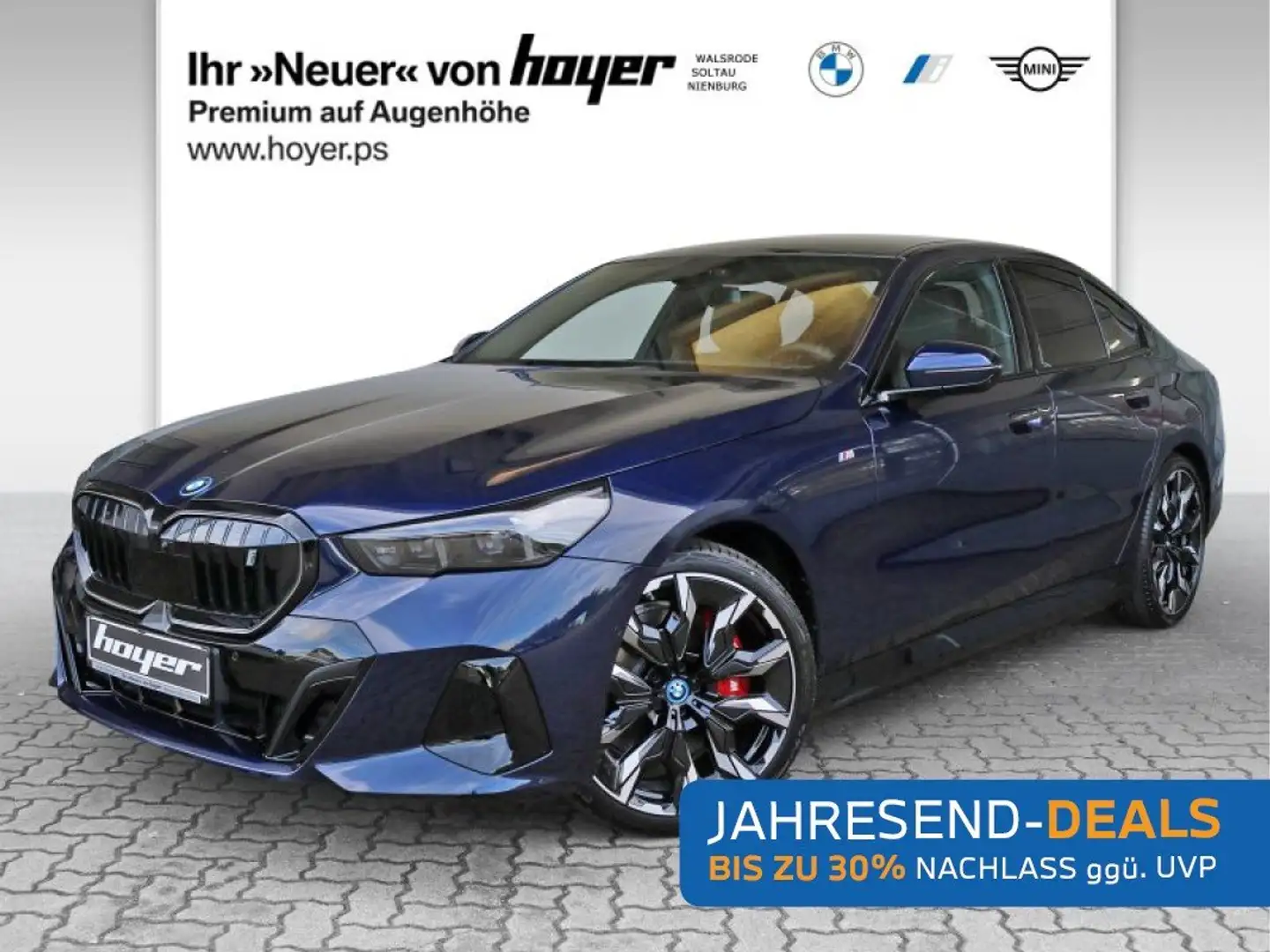 BMW i5 eDrive40 M Sportpaket AHK Pano Bowers & Wilkins Blau - 1