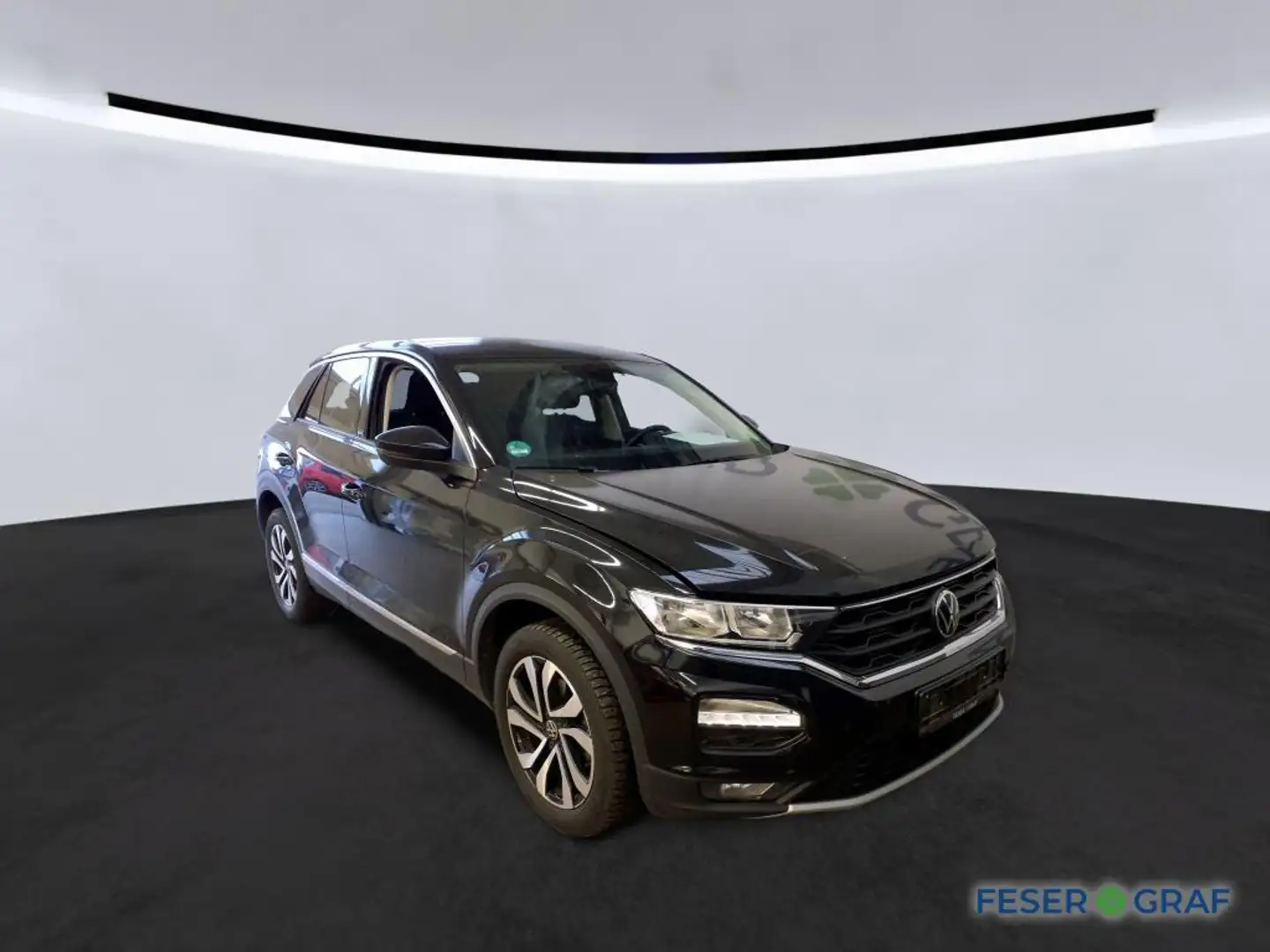 Volkswagen T-Roc Active 1.0 TSI AHK RFK Navi ACC SHZ Schwarz - 2