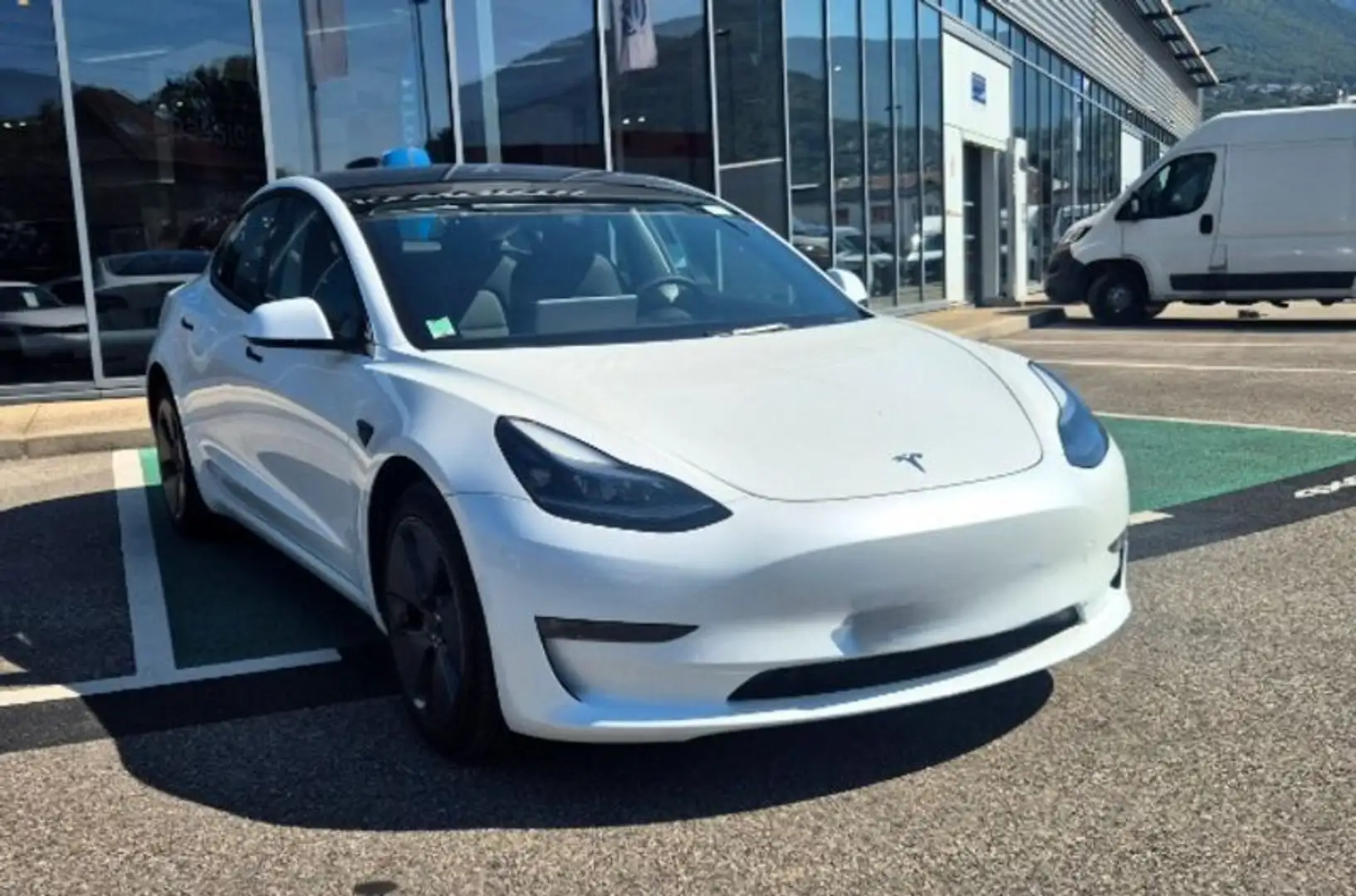Tesla Model 3 Grande Autonomie AWD 4P Blanc - 1