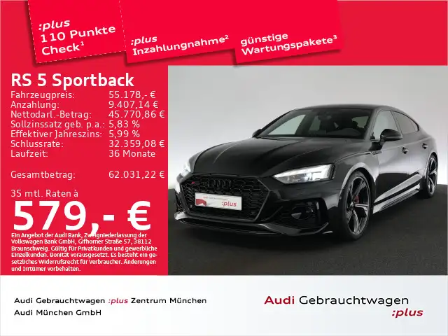 Audi RS5 Sportback Sportabgas/Navi+