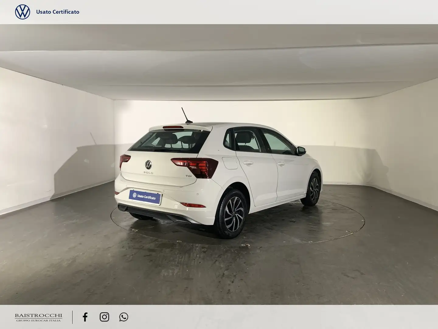 Volkswagen Polo 5p 1.0 tgi comfortline 90cv my19 Grigio - 2
