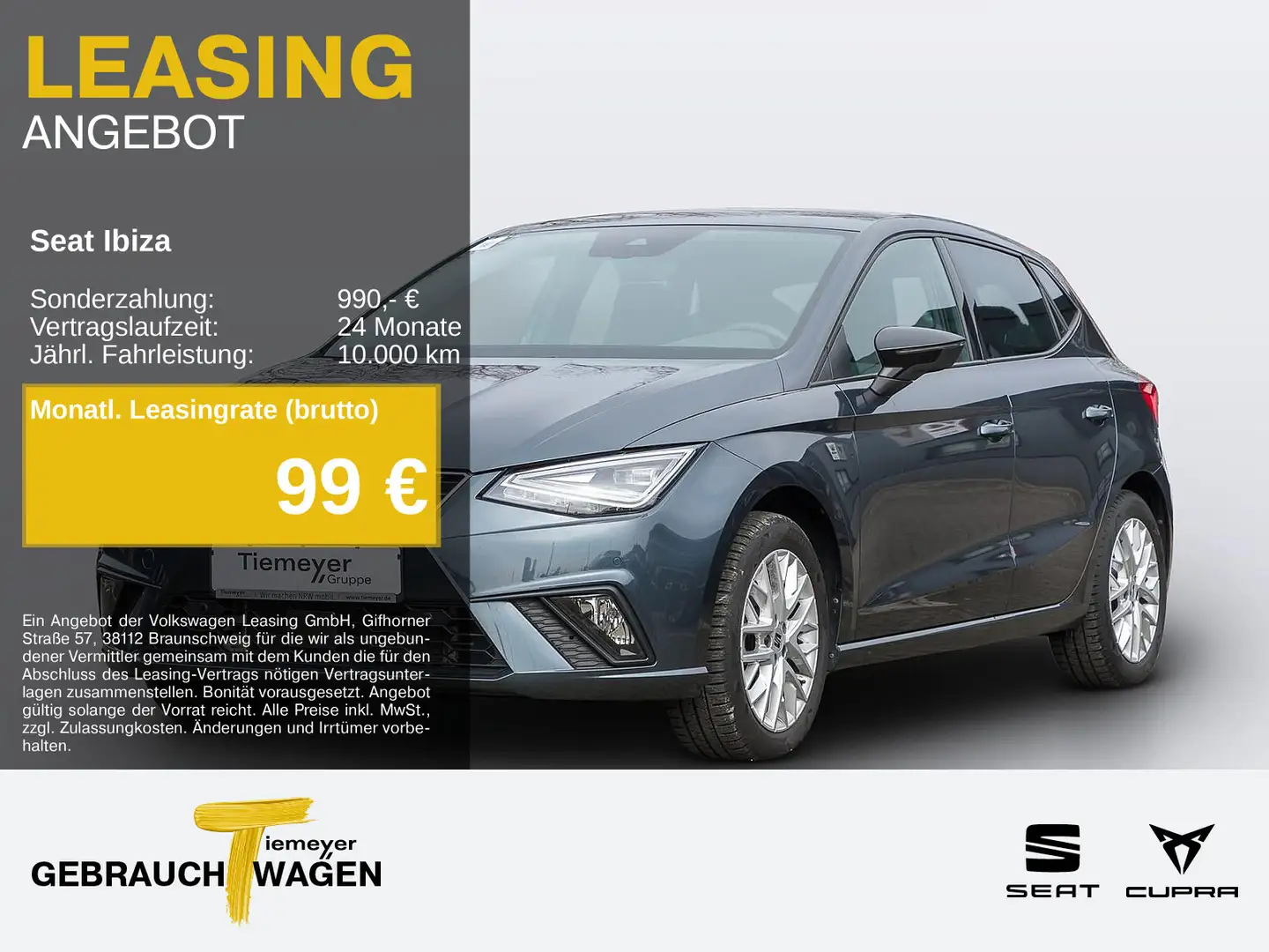 SEAT Ibiza 1.0 TSI FR NAVI KAMERA LED VIRTUAL Grigio - 1