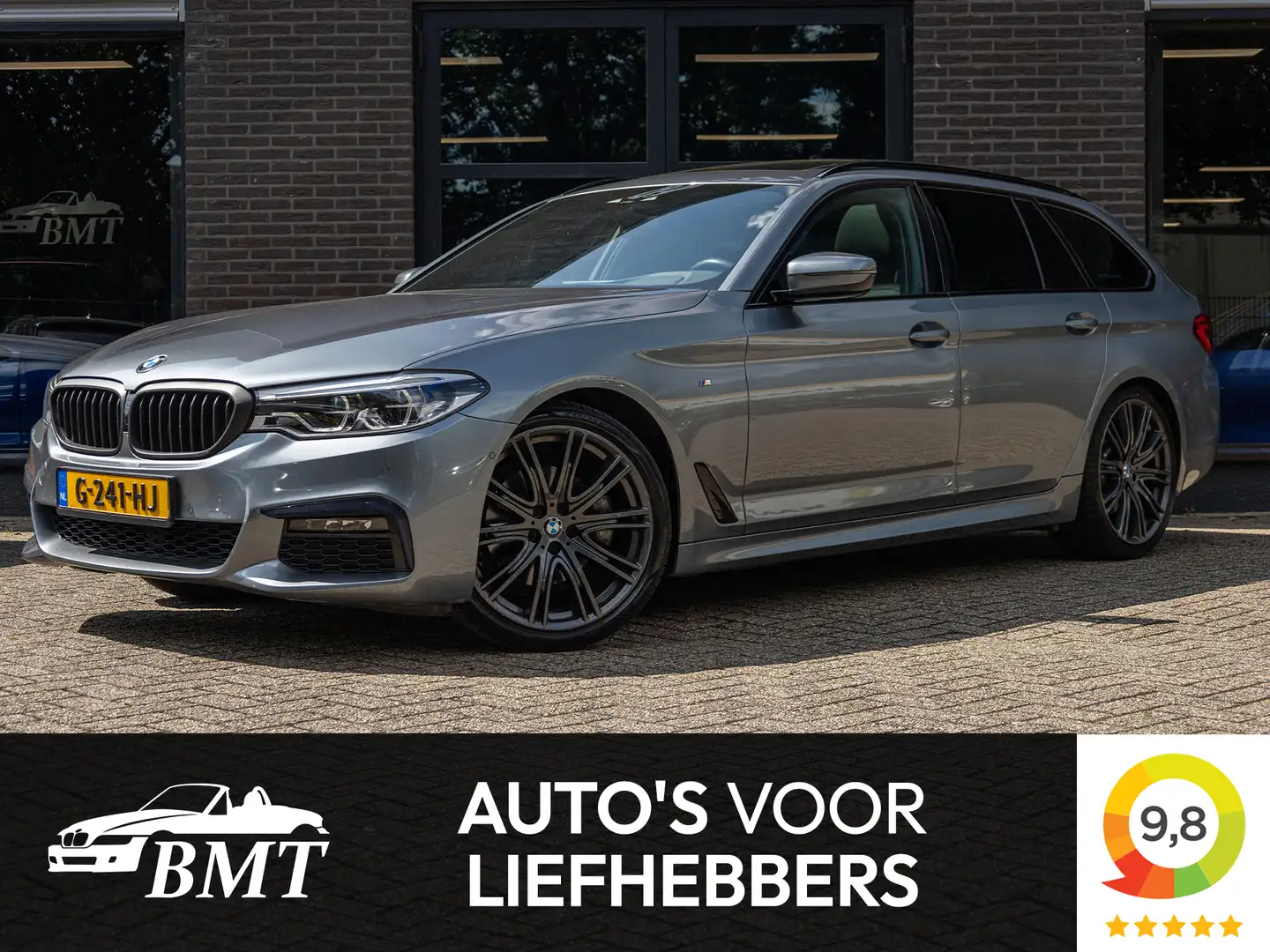 BMW 520 520i G31 Touring High Executive M Sport / Head-Up Gris - 1