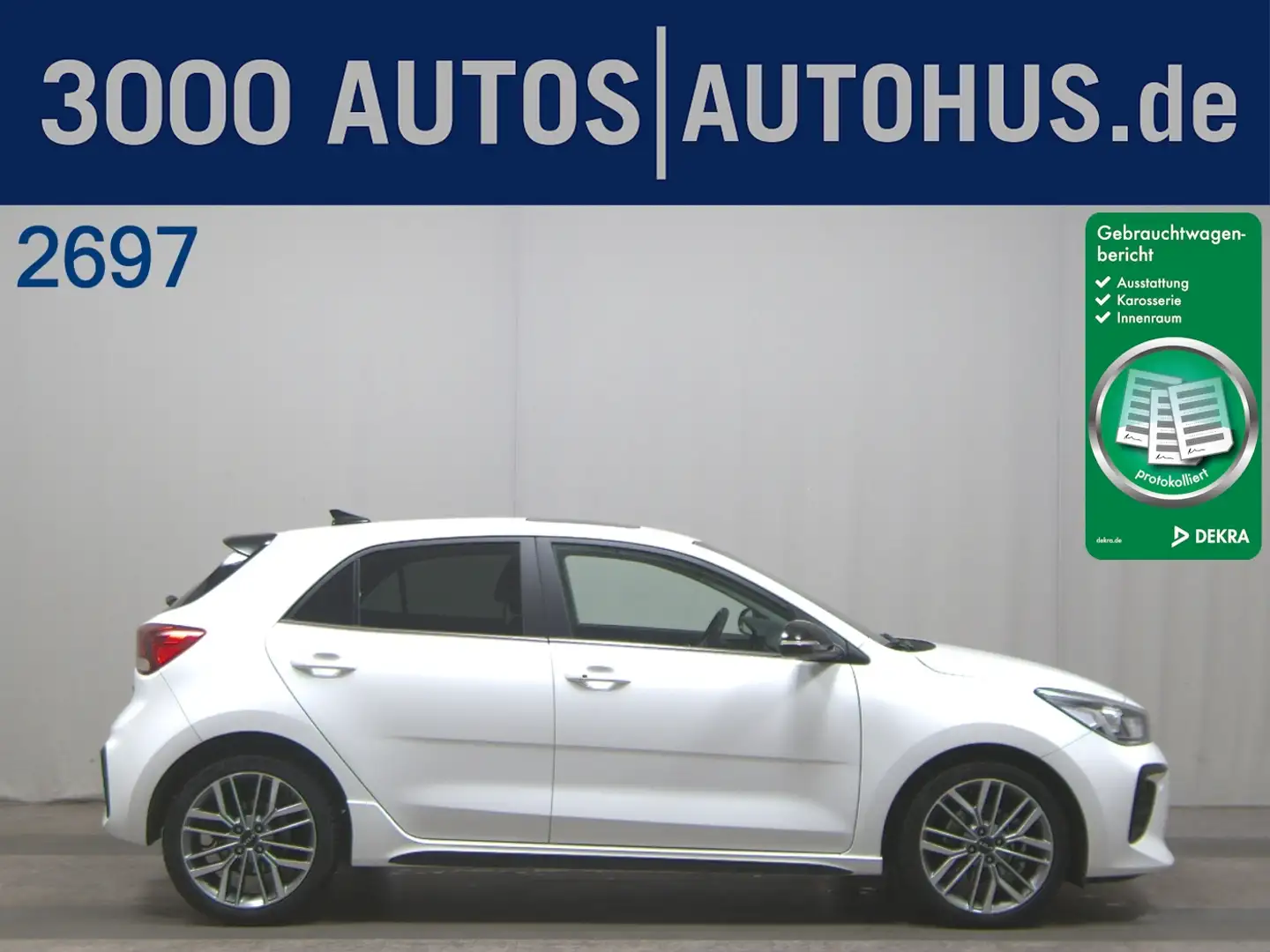 Kia Rio 1.0 GT-Line Navi GSD LED Shz DAB PDC RfK Weiß - 1