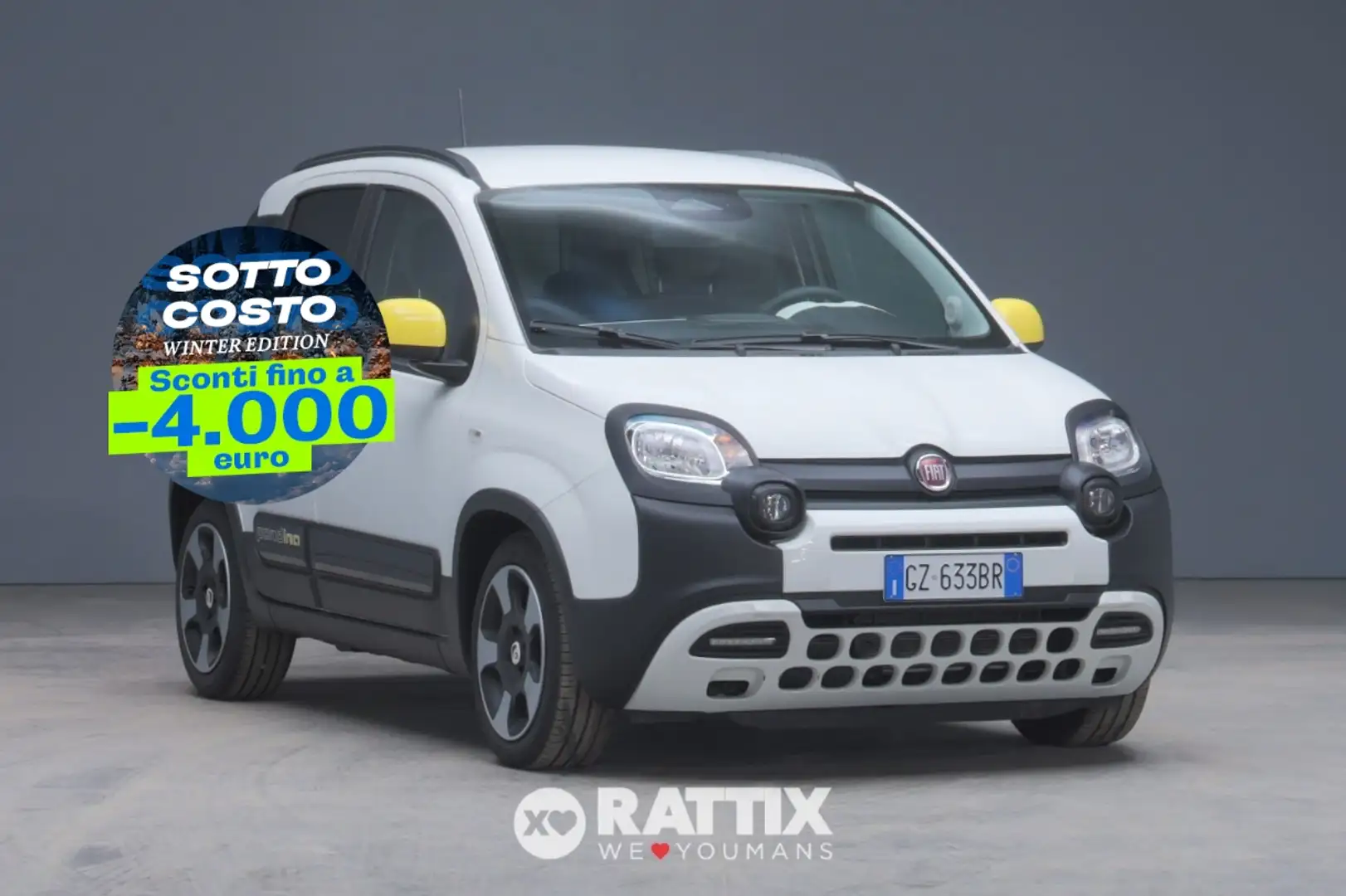 Fiat Panda Pandina 1.0 firefly hybrid 70CV Cross Alb - 1