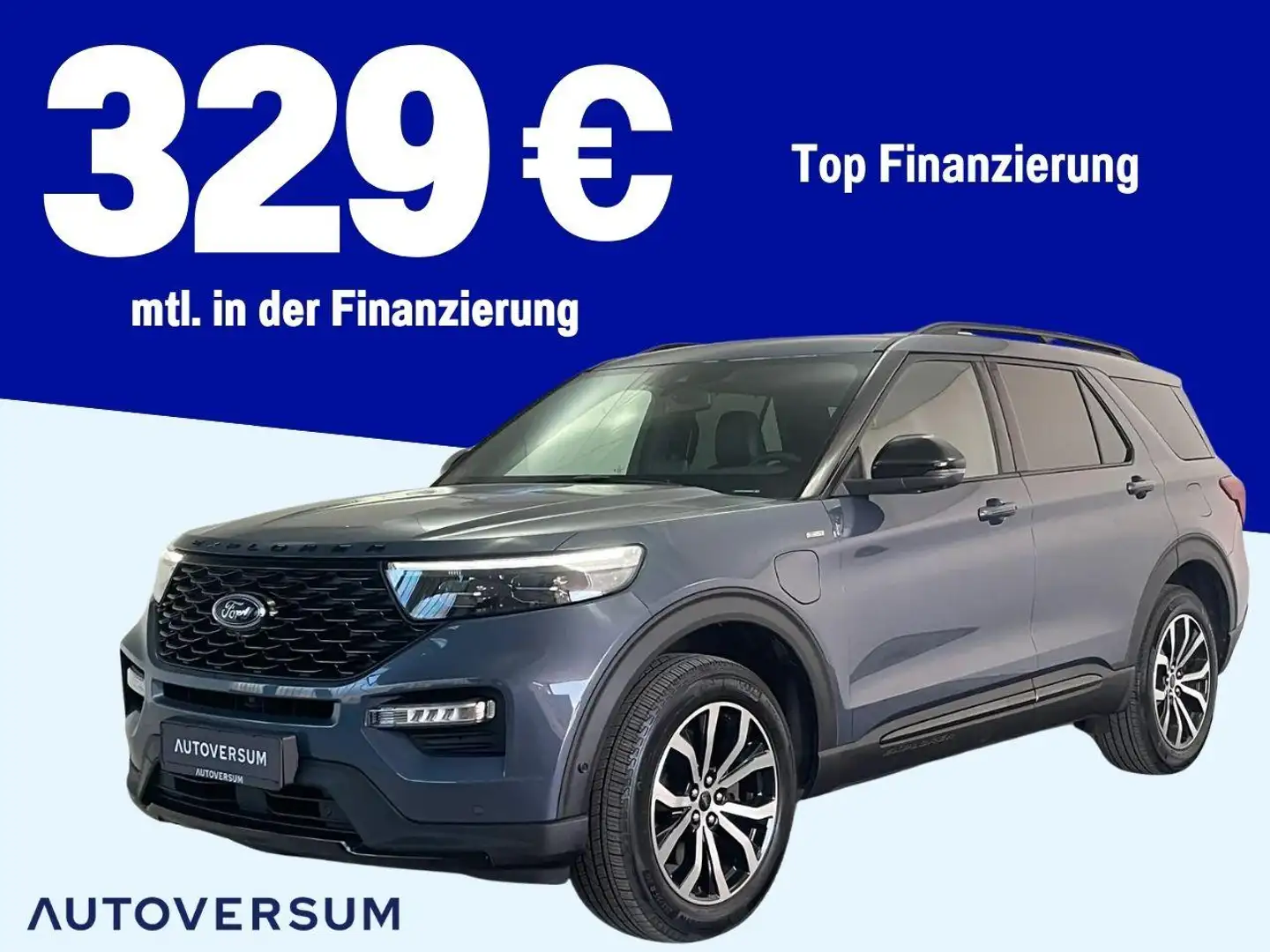Ford Explorer ST-Line PHEV 7 SITZER LED*ACC*KEYLESS* Blau - 1