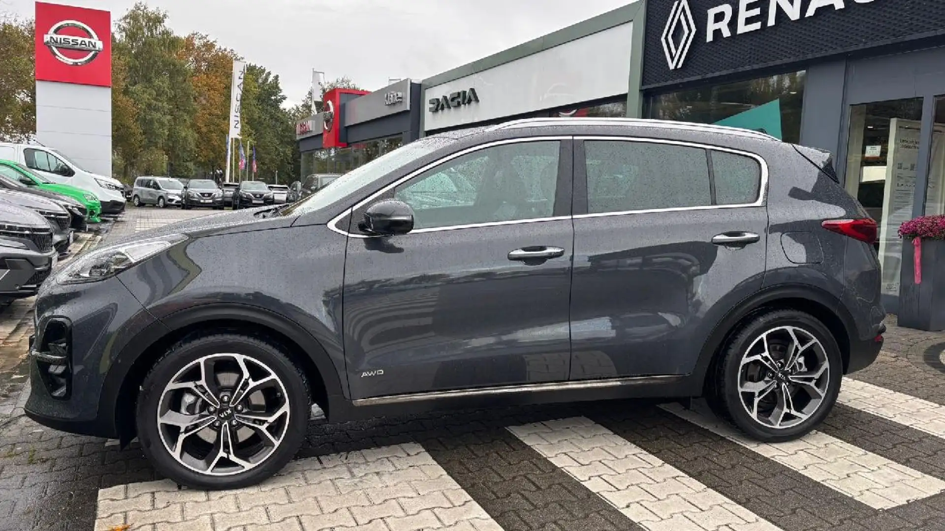 Kia Sportage GT-Line 4WD 2.0 dCi EDC Gris - 2