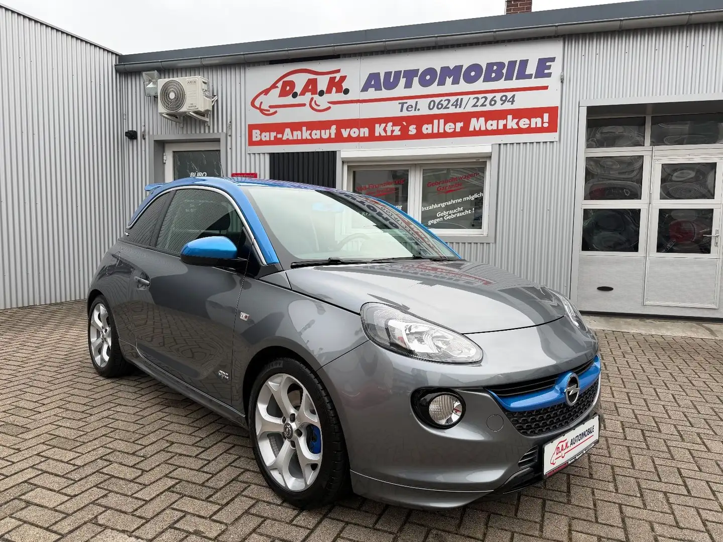 Opel Adam S 2.Hand+54TKM+OPC+PDC.h+CarPlay+TÜV Neu Grau - 1