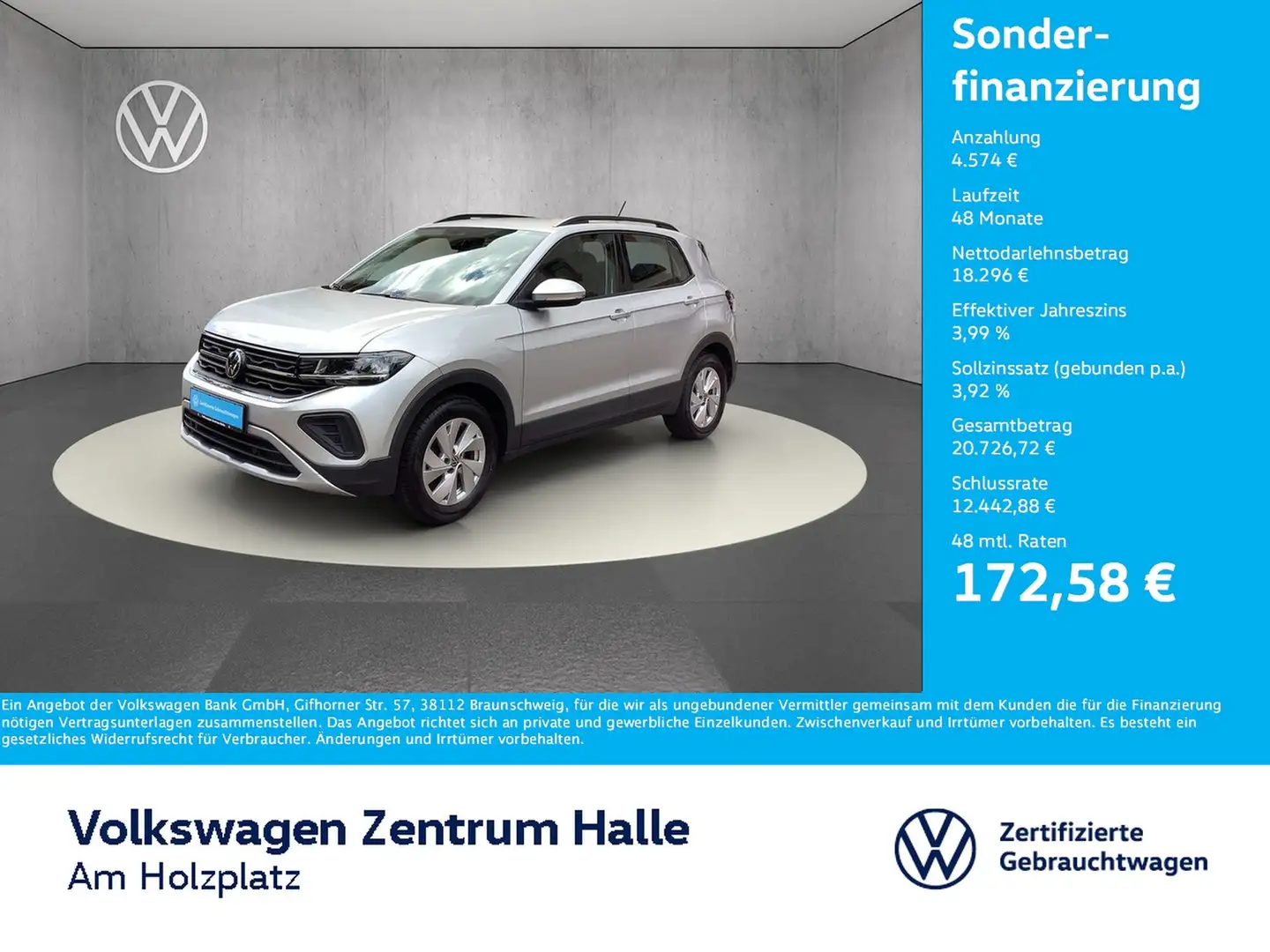 Volkswagen T-Cross 1.0 TSI Life Argent - 1
