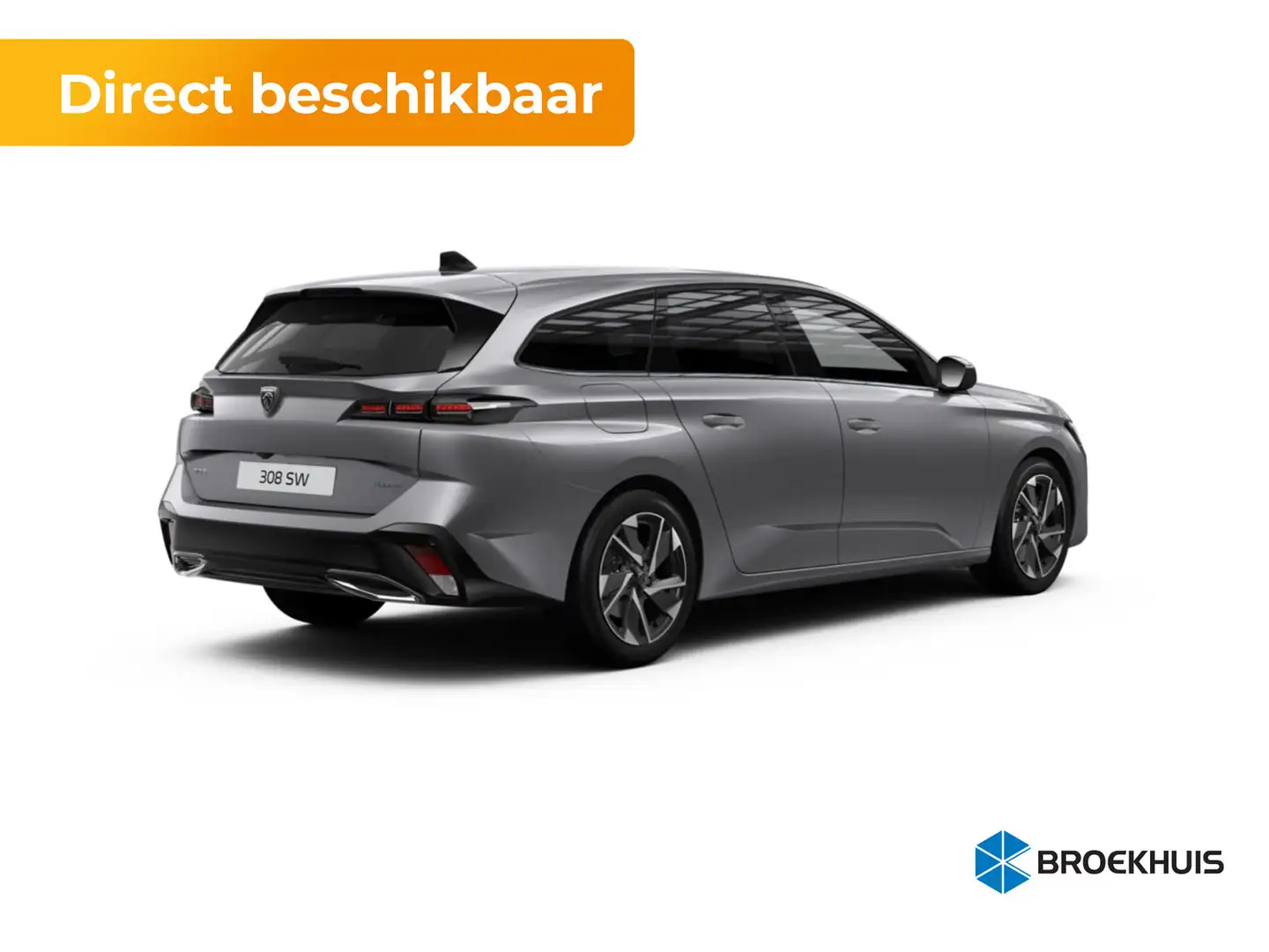 Peugeot 308 Allure | 17" lichtmetalen velgen 'HALONG' | Achter Grijs - 1