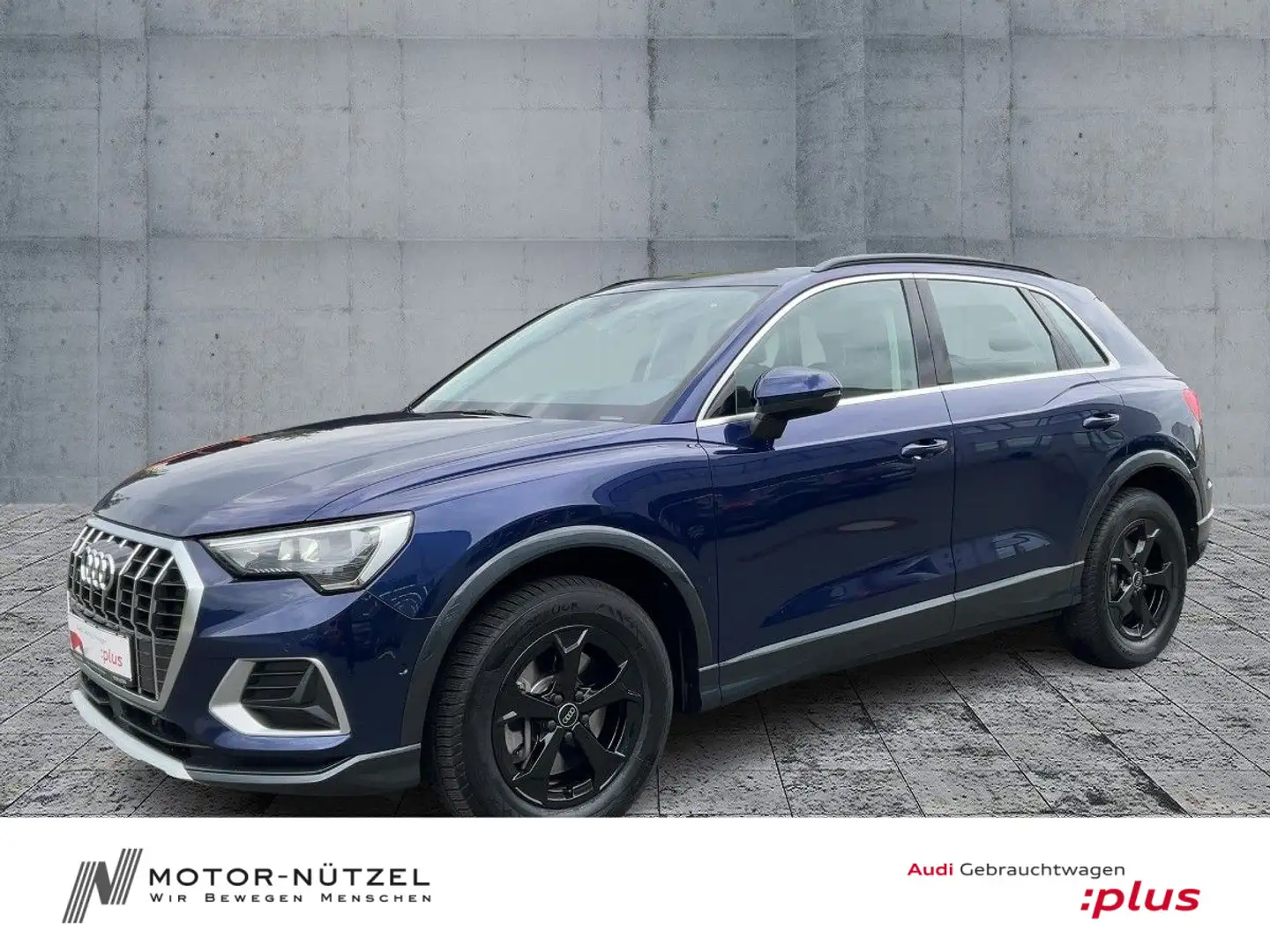 Audi Q3 40 TFSI QU S-TR ADVANCED NAVI+PDC+ACC+AHK+19" Blau - 1