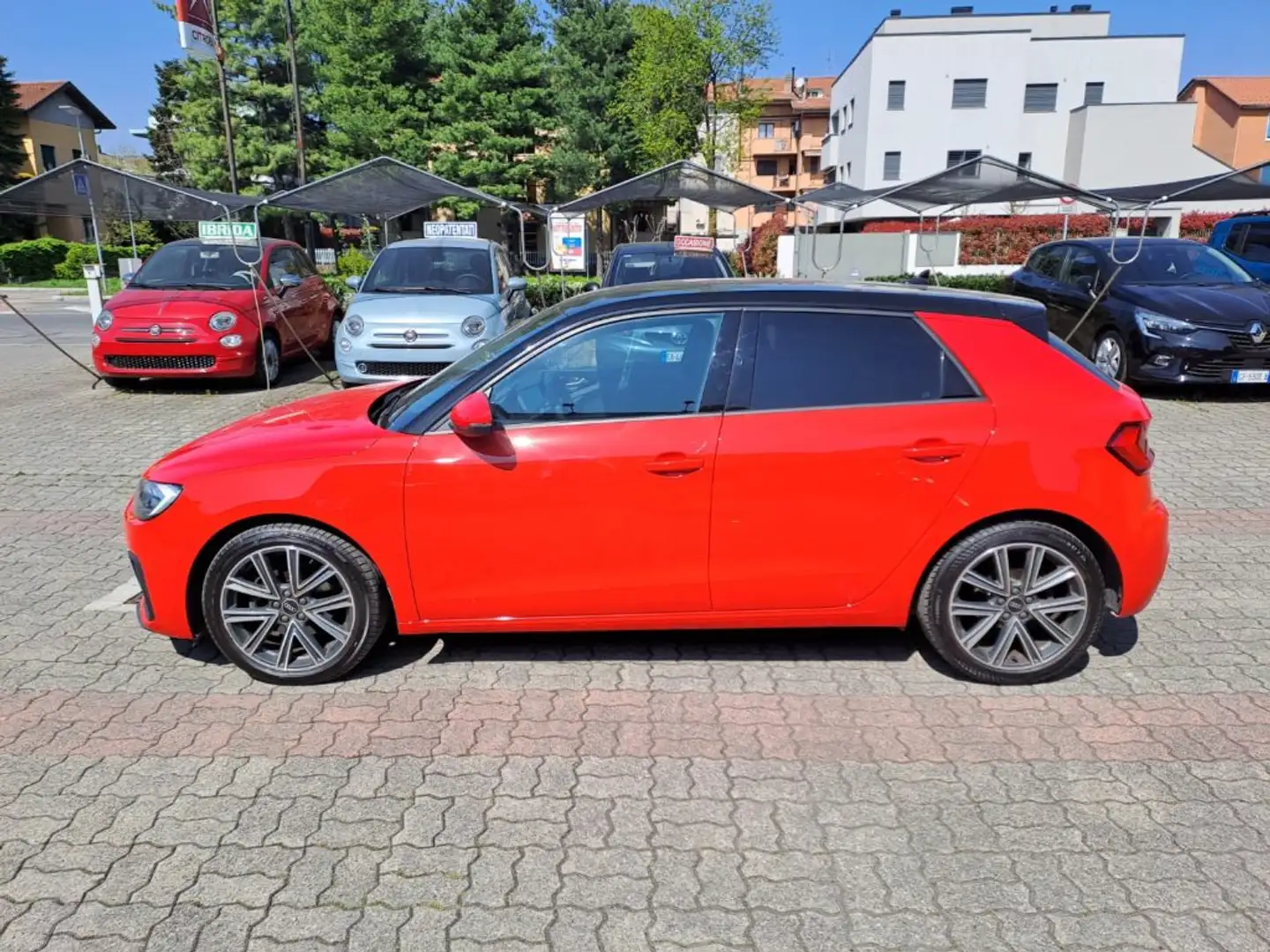 Audi A1 SPB 30 TFSI S tronic S line edition Rosso - 2