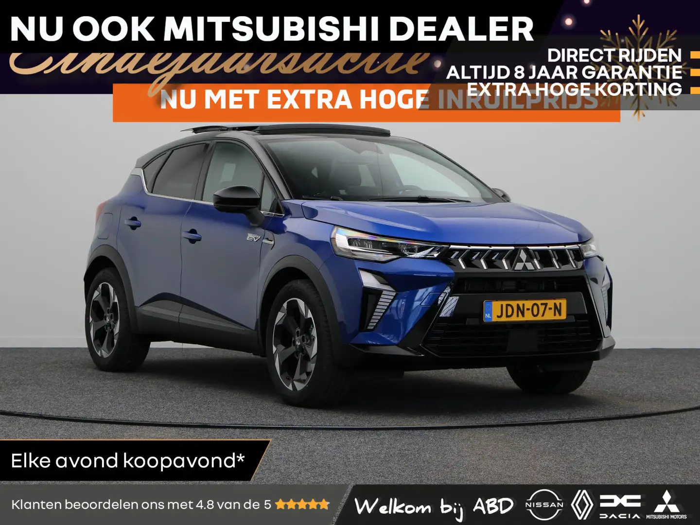 Mitsubishi ASX 160pk HEV AT Instyle | Panorama dak | Leder | Auto Bleu - 1