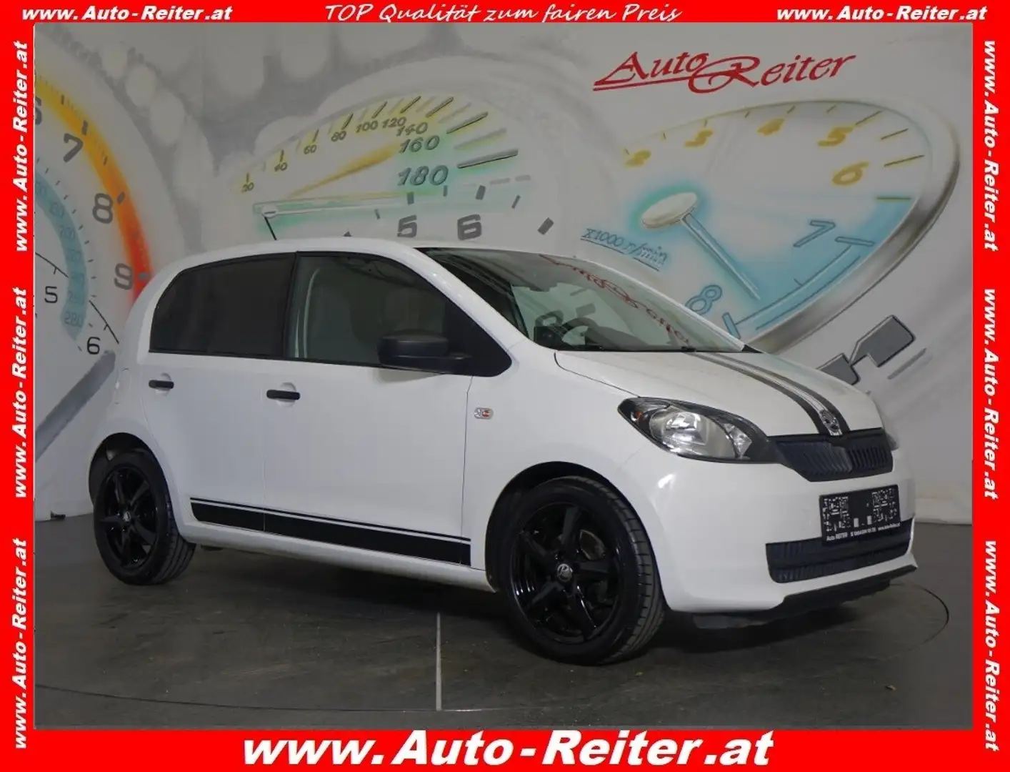 Skoda Citigo *NAVI, KLIMA, RADIO + CD + AUX* Weiß - 1