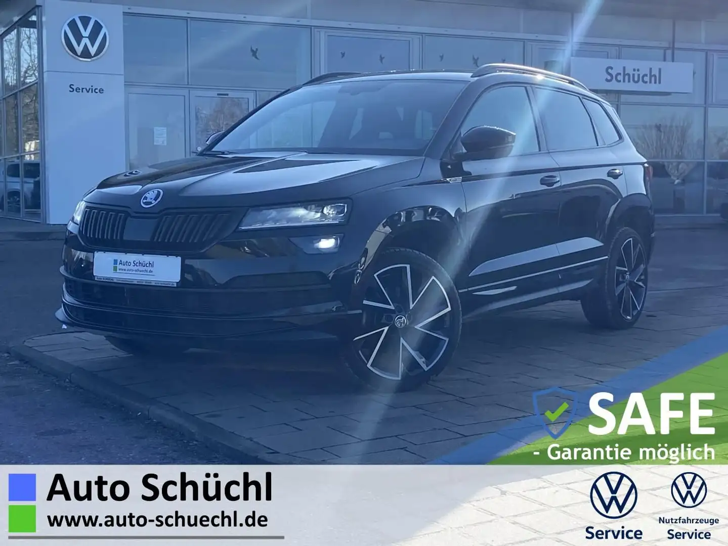 Skoda Karoq 1.5 TSI DSG Sportline SMART-LINK+NAVI+LED+ Schwarz - 1