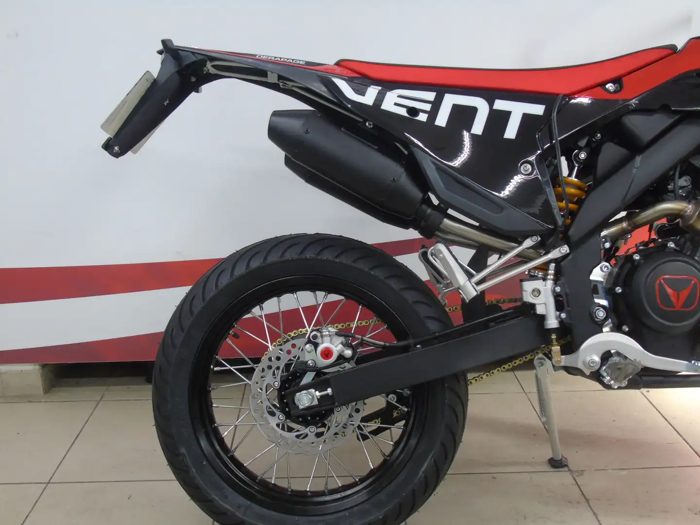 Vent Derapage 125 4T Noir - 2