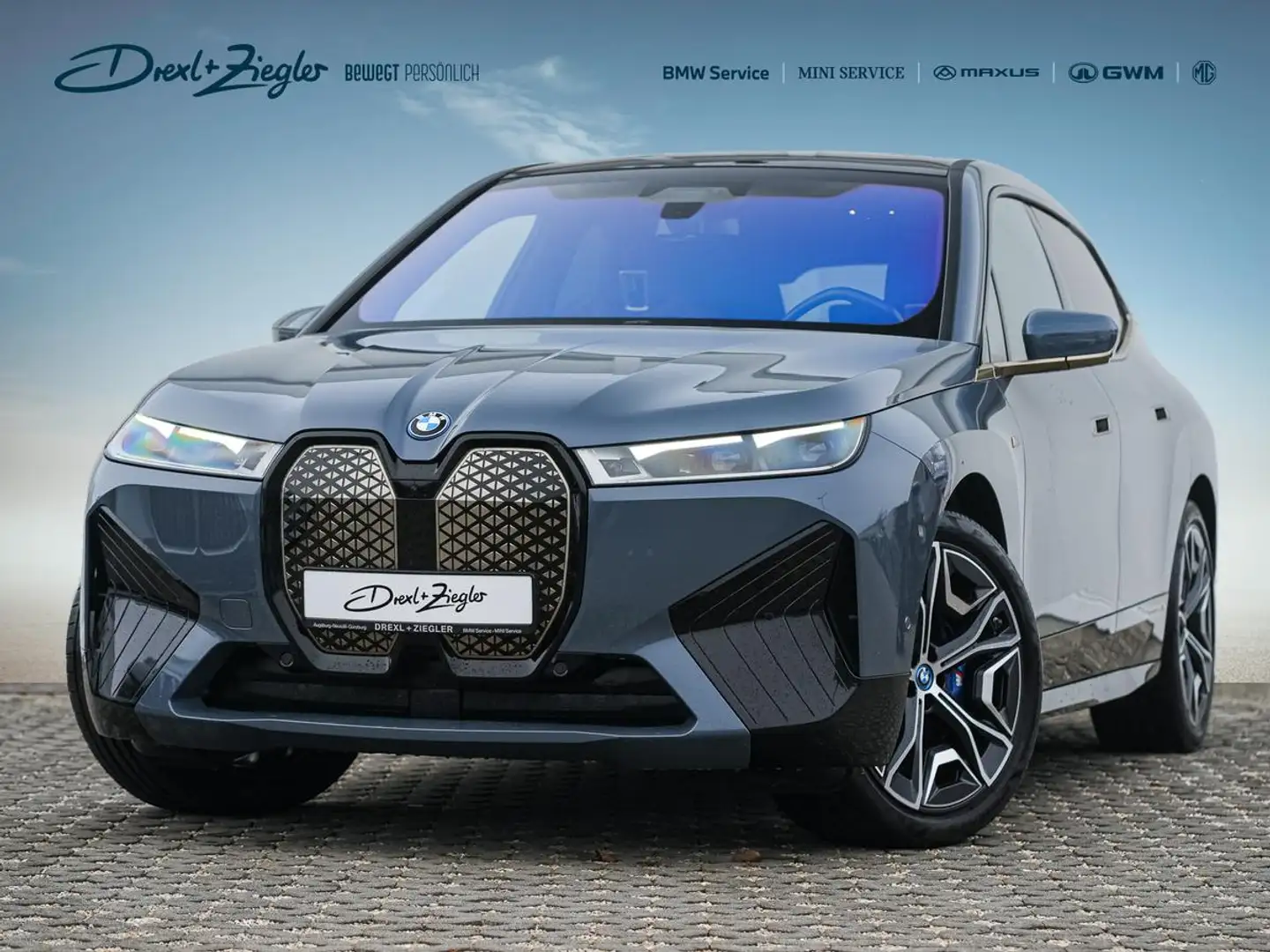 BMW iX M60 SkyLounge ACC SoftClose B&W 360° Laser 22 Grau - 1