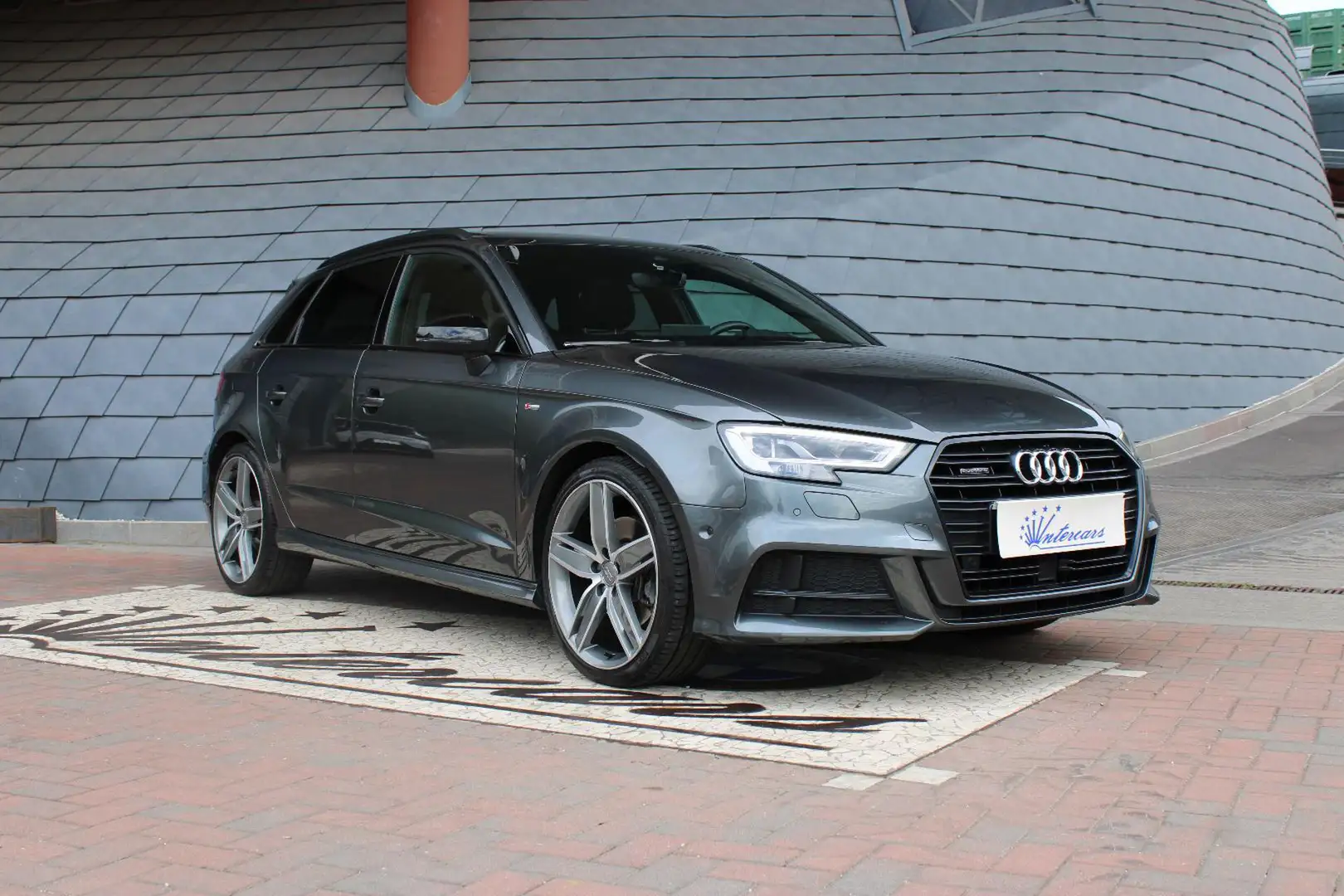 Audi A3 SPB 2.0TFSI quattro S-tronic S-line-TETTO-GANCIO Grau - 2