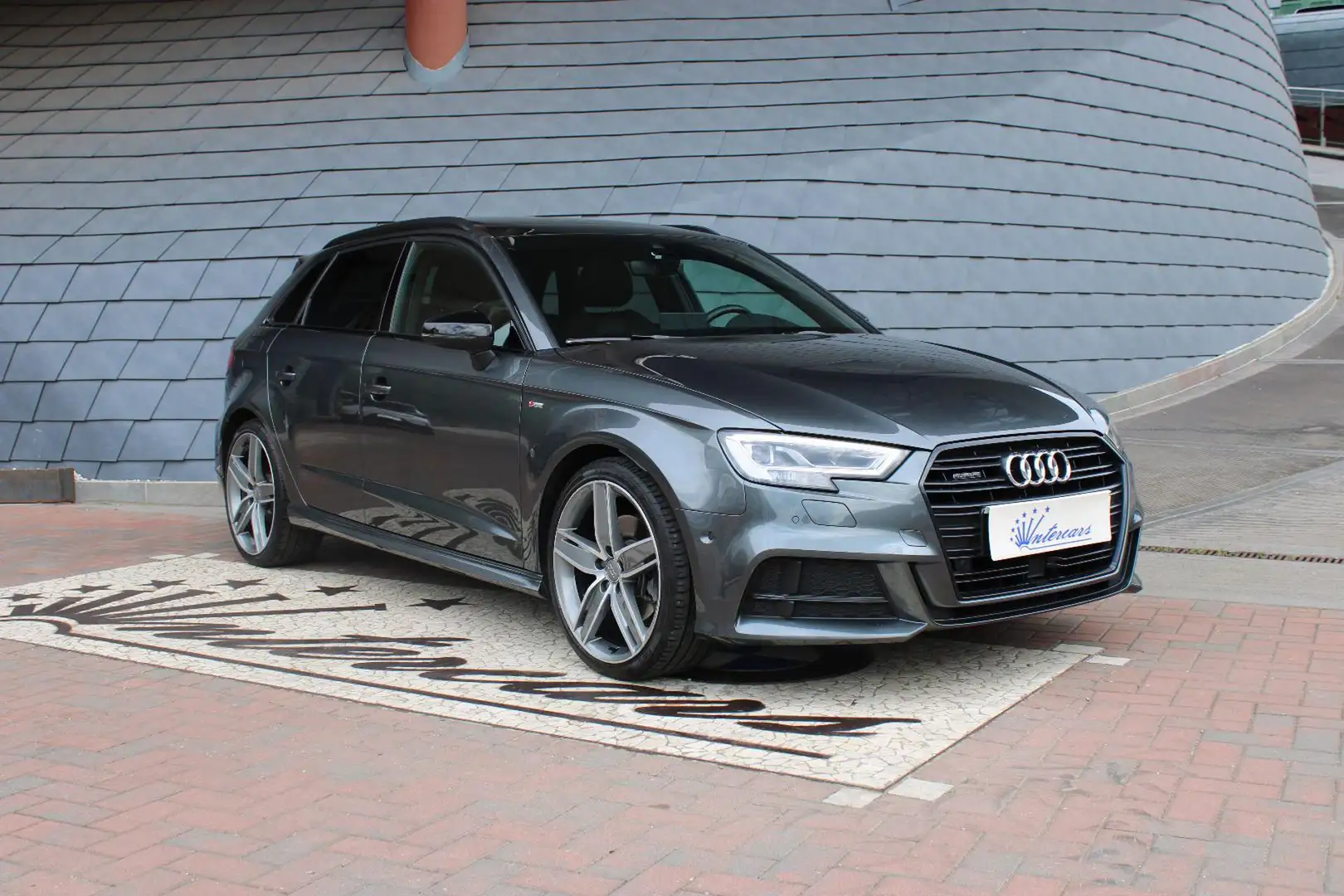 Audi A3 SPB 2.0TFSI quattro S-tronic S-line-TETTO-GANCIO Grau - 1