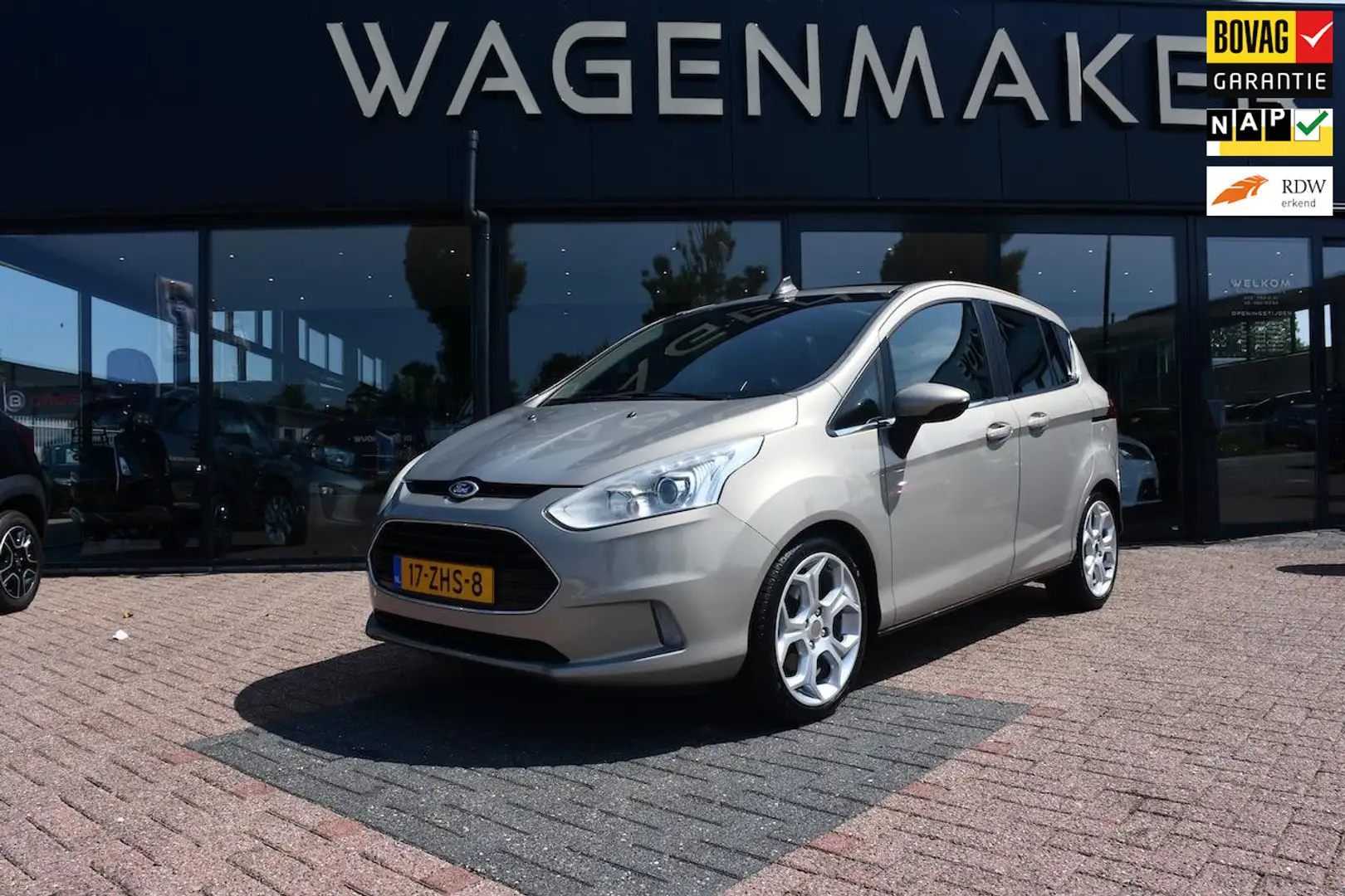Ford B-Max 1.0 EcoBoost Titanium NAVI|Cam|Cruise|PANO|DealerO Gris - 1