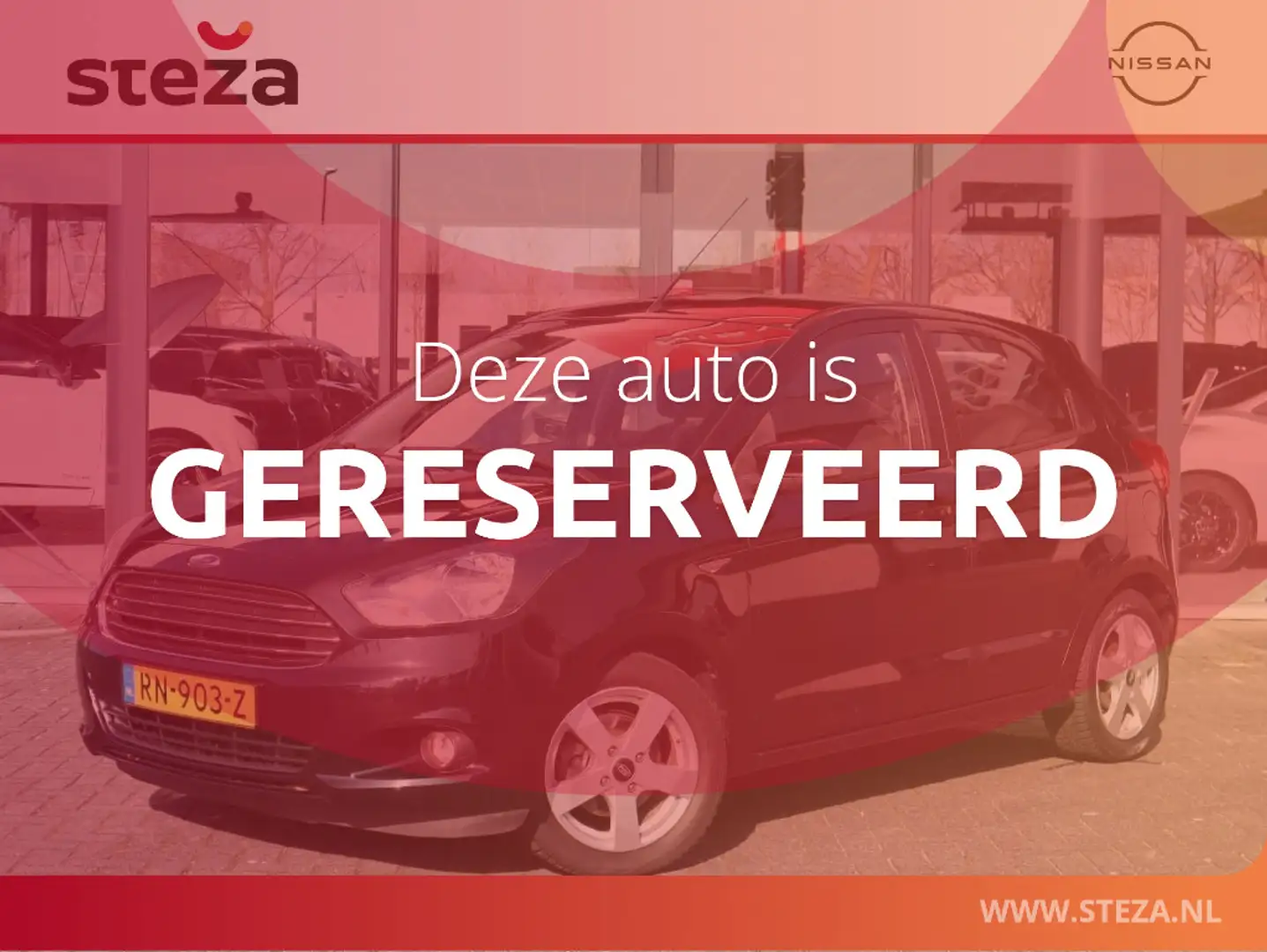 Ford Ka/Ka+ 1.2 Trend Ultimate | Airco | Lichtmetaal | Parkeer Schwarz - 1