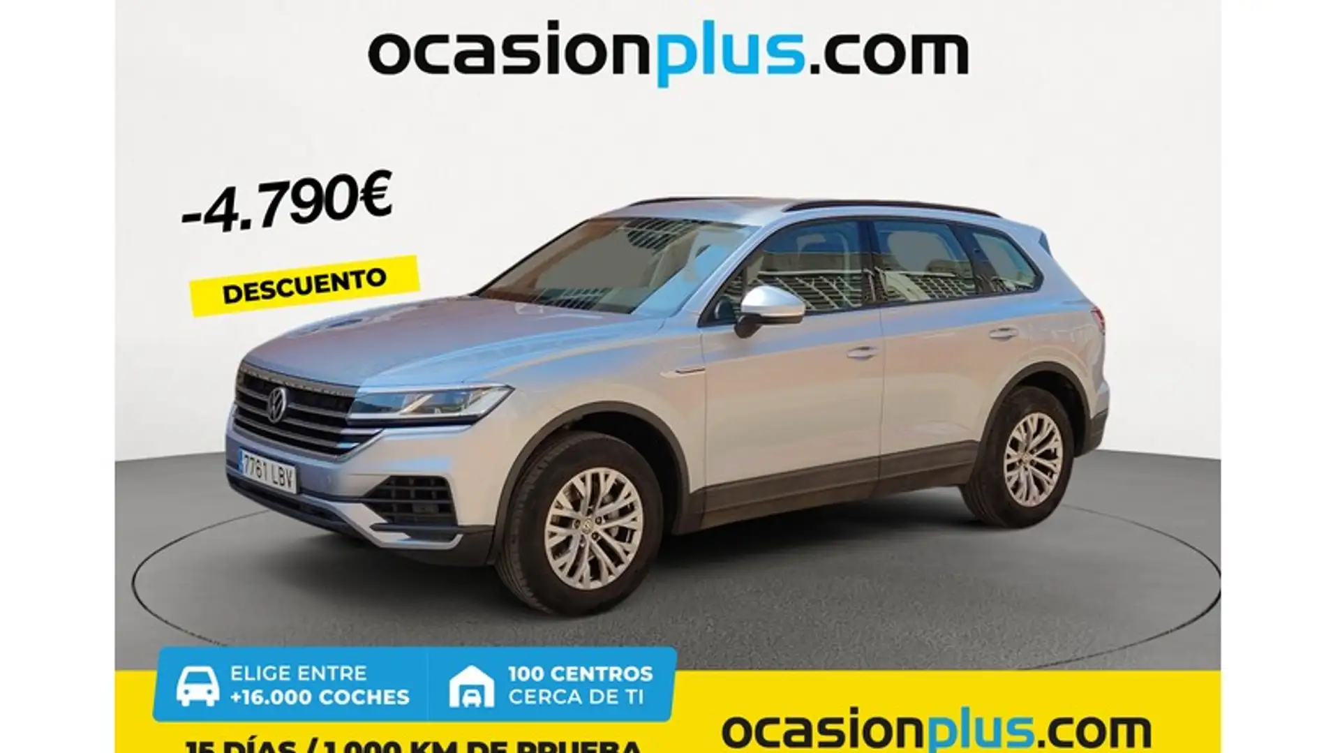 Volkswagen Touareg 3.0TDI V6 Pure Tiptronic 4Motion 170kW Plateado - 1