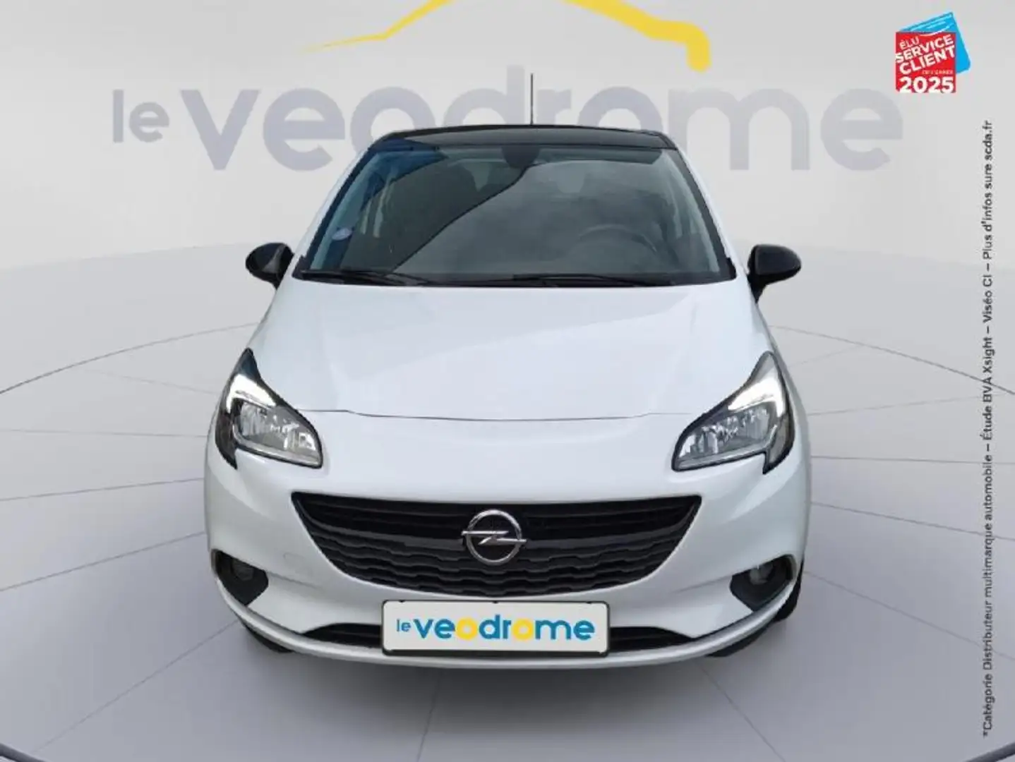 Opel Corsa 1.4 Turbo 100ch Excite Start/Stop 3p Blanc - 2