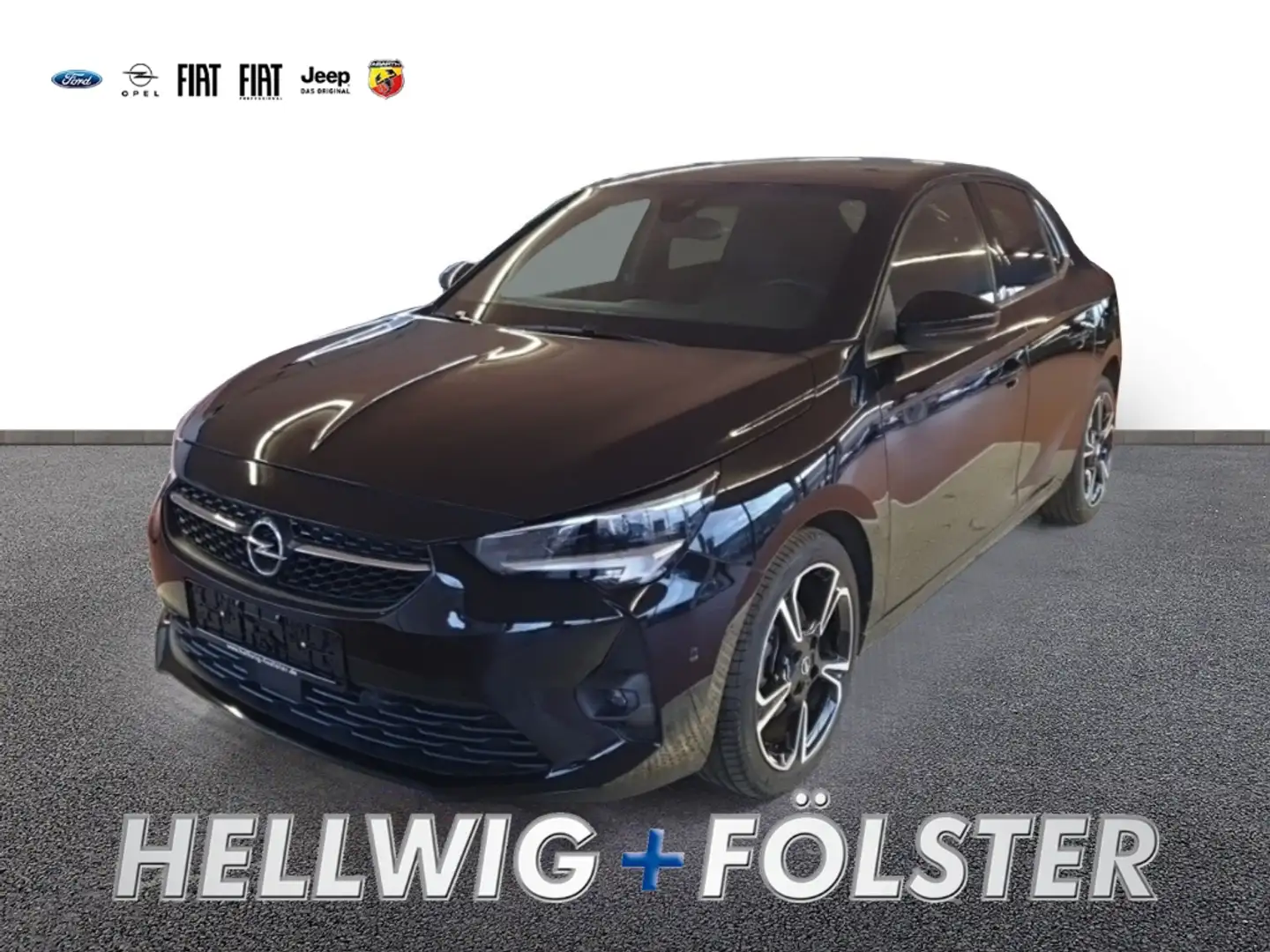 Opel Corsa F GS Line 1.2 T Navi LED SHZ NSW DAB Zwart - 1