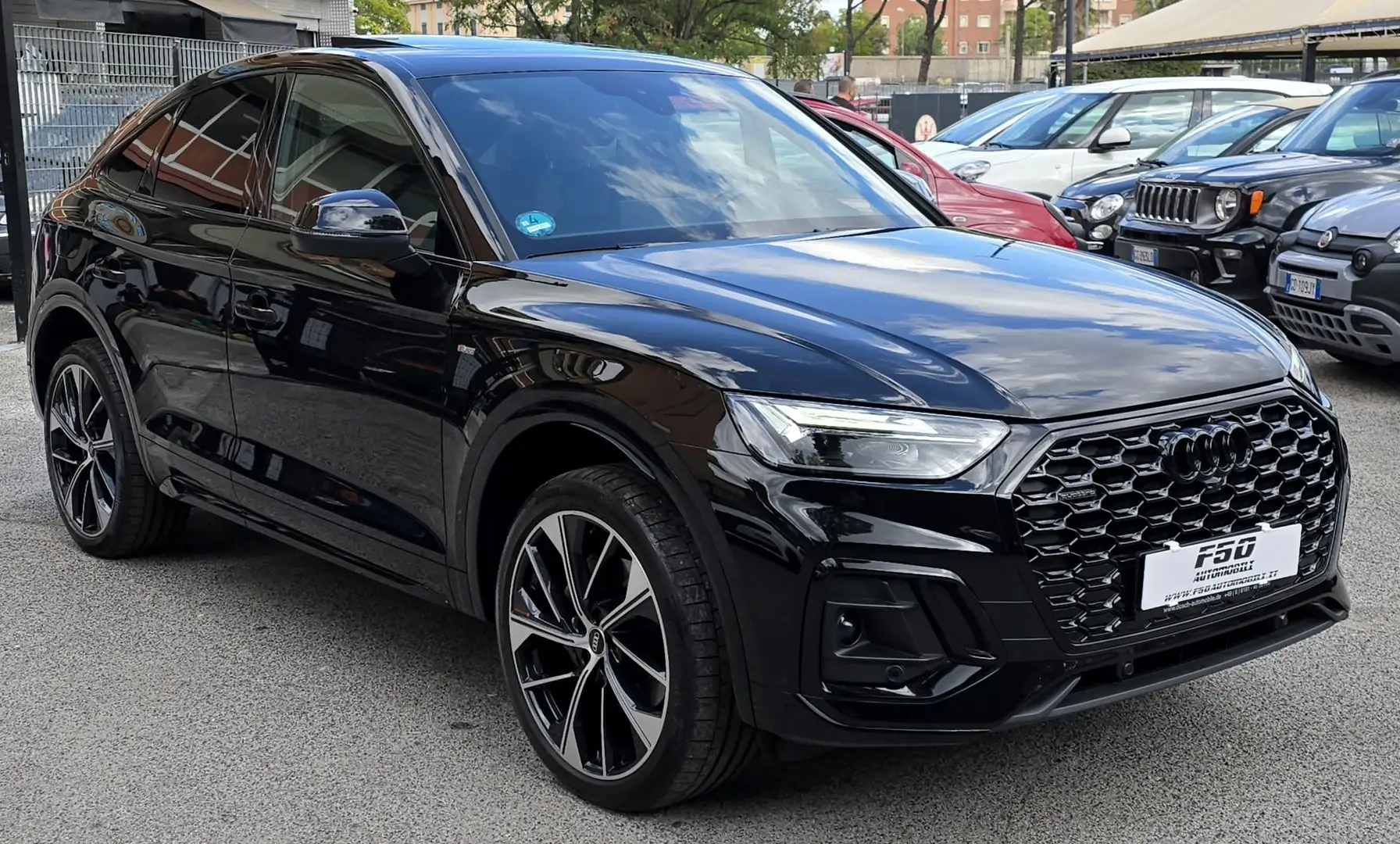 Audi Q5 Sportback 40 2.0 tdi mhev 12V S line Plus quattro Nero - 2