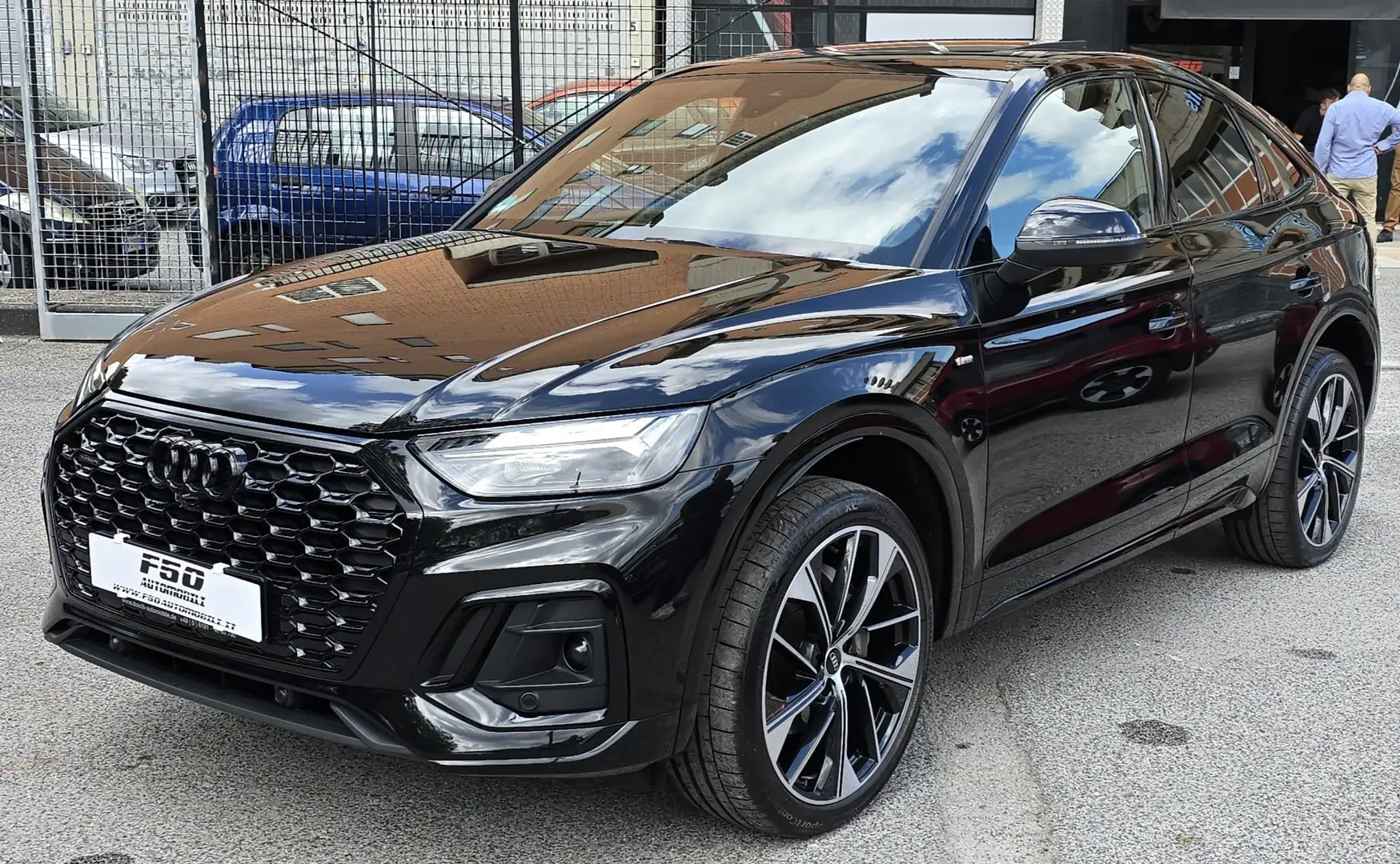 Audi Q5 Sportback 40 2.0 tdi mhev 12V S line Plus quattro Nero - 1