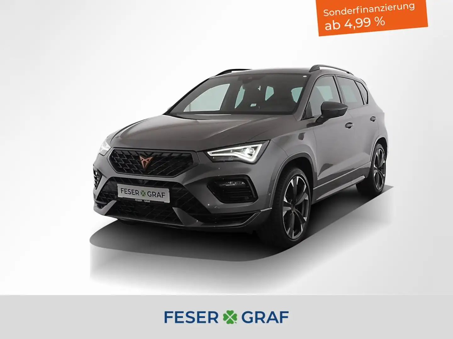 CUPRA Ateca 2.0 TSI VZ 4x4 DSG AHK ACC Pano V-Cockpit Grau - 1