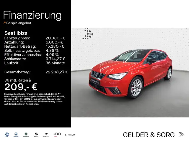 SEAT Ibiza FR 1.5 TSI LED*RFK*ACC*Navi*Panoramadach