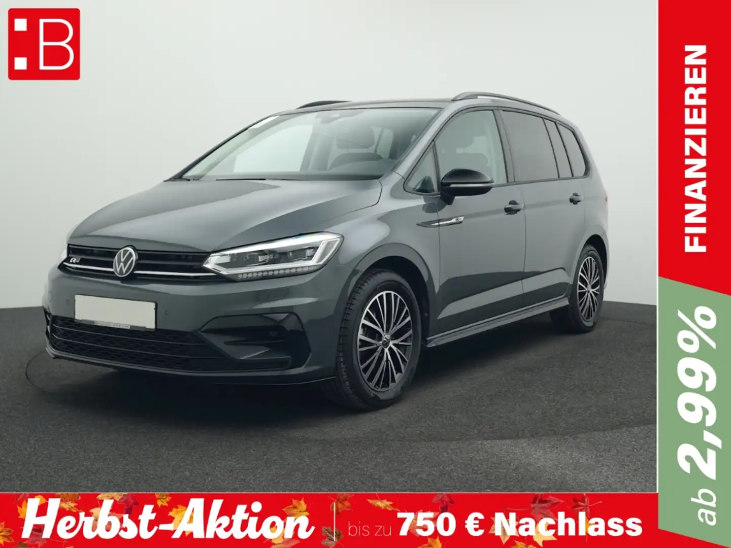 Volkswagen Touran 1.5 TSI DSG Highline R-Line BLACK-STYLE KAMERA NAV Grau - 1