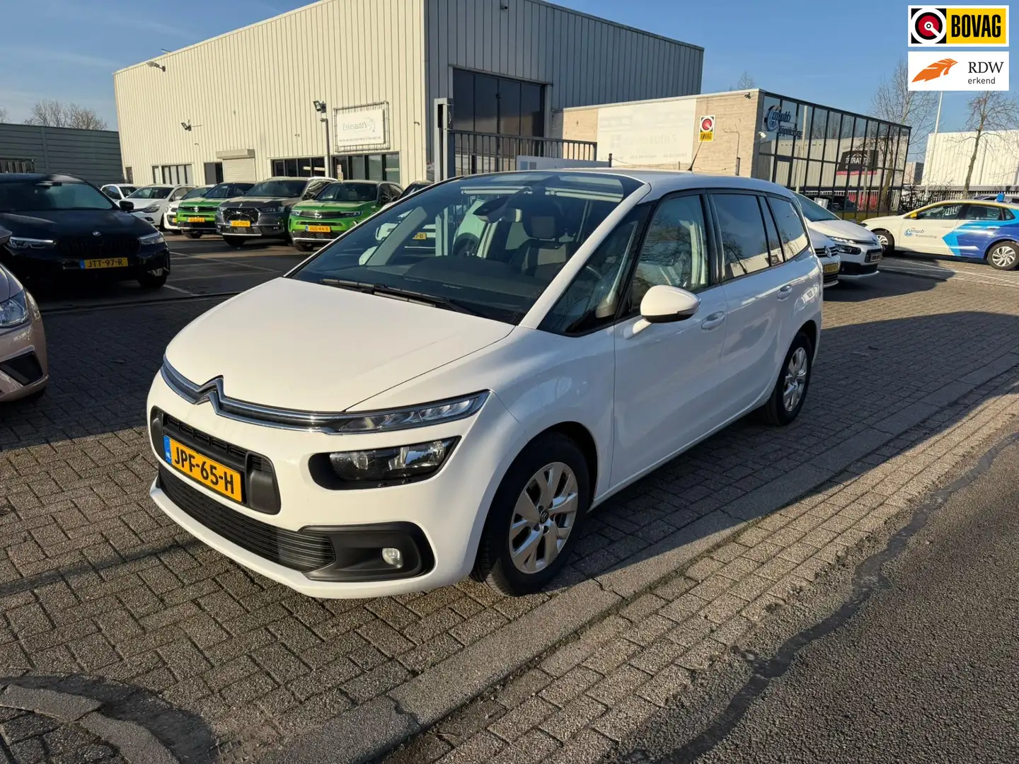Citroen Grand C4 SpaceTourer 1.2 PureTech Feel 7 Persoons, Navi, 12 mnd Garanti Blanc - 1