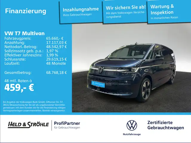 Volkswagen T7 Multivan Multivan Style e-Hybrid 4M LANG NP=101.020EUR