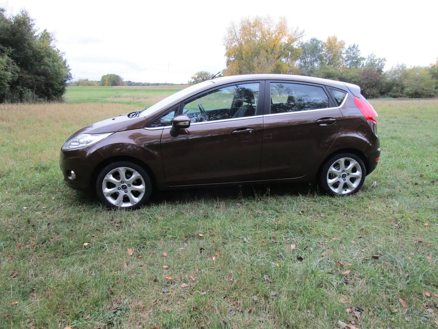 Ford Fiesta Titanium * 1,4 * Klimaautomatik Braun - 2