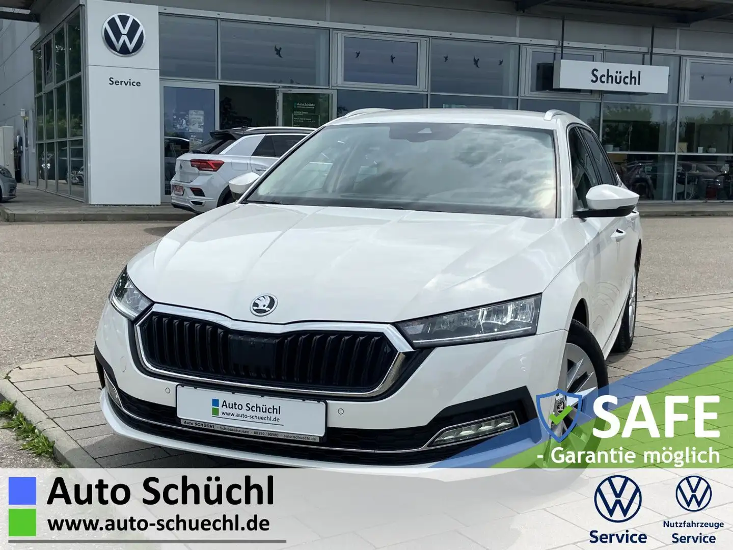 Skoda Octavia Combi 2.0 TDI Style AHK+17"+NAVI-COLUMBU Weiß - 1