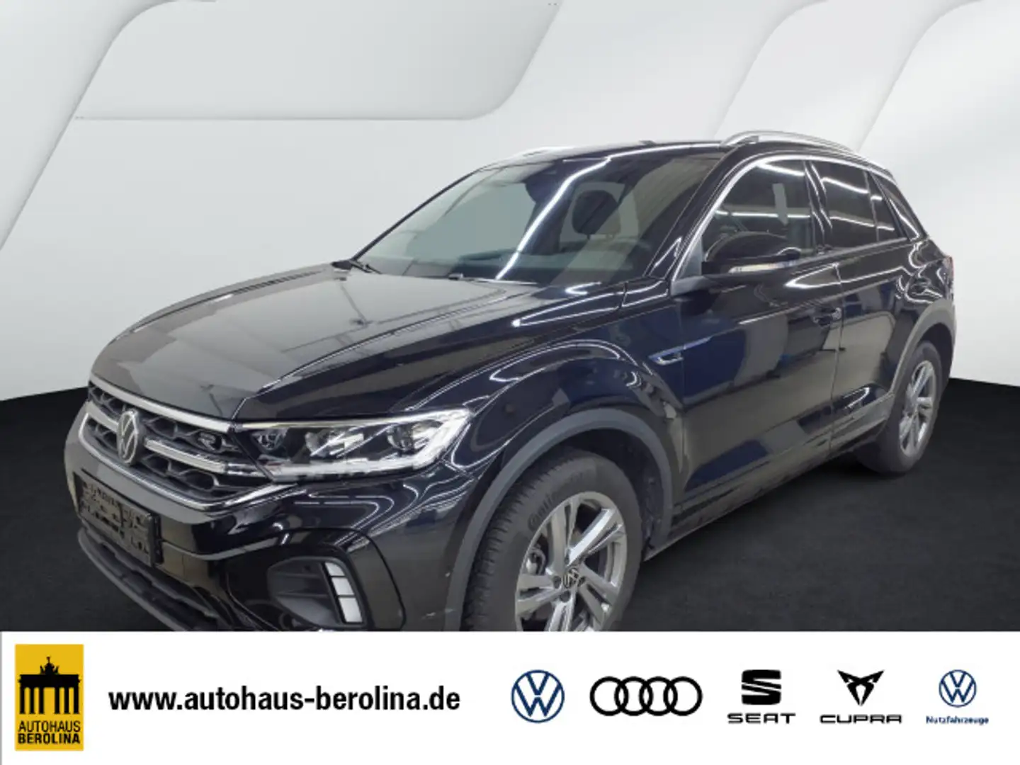 Volkswagen T-Roc 1.5 TSI R-Line DSG *AHK*R-CAM*NAV*ACC*SHZ* Noir - 1