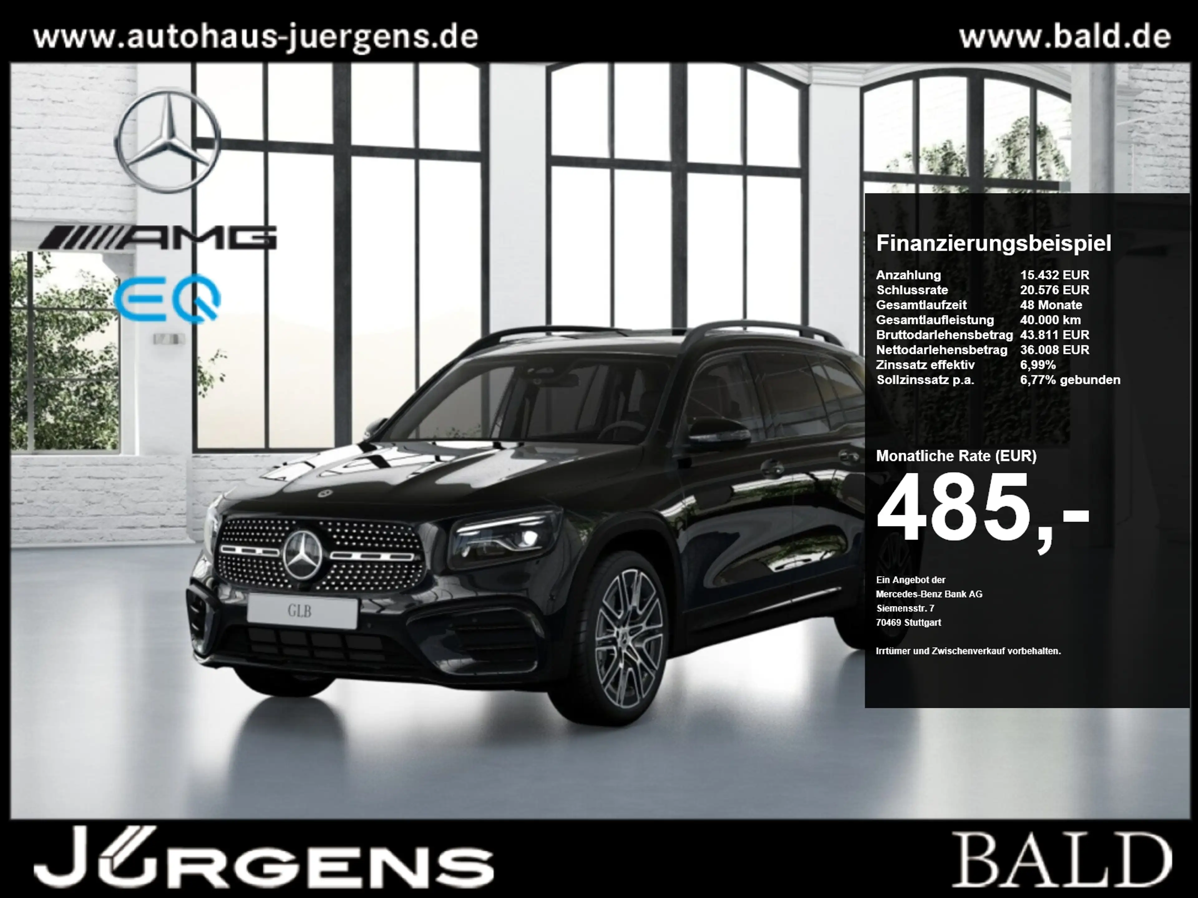Mercedes-Benz GLB 250 4M AMG-Sport/Pano/AHK/360/7Sitze/MBeam